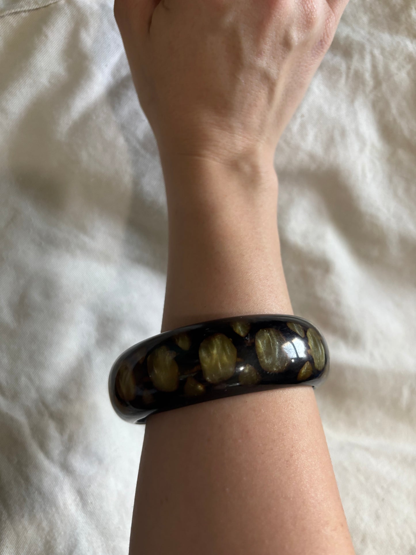 Brown chunky bangle