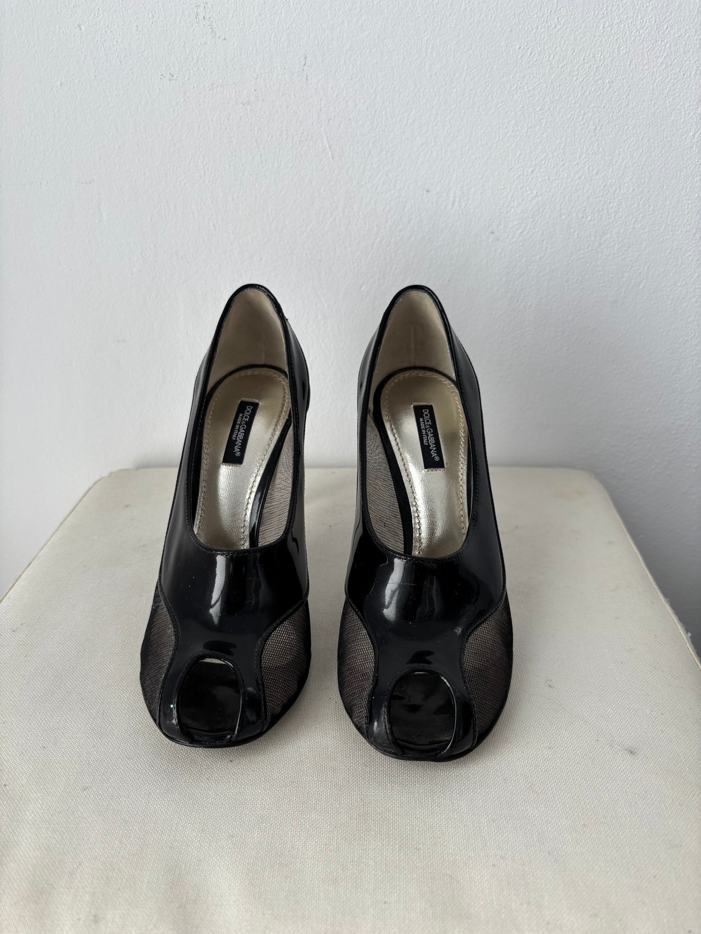 Dolce & Gabbana peep toe heels