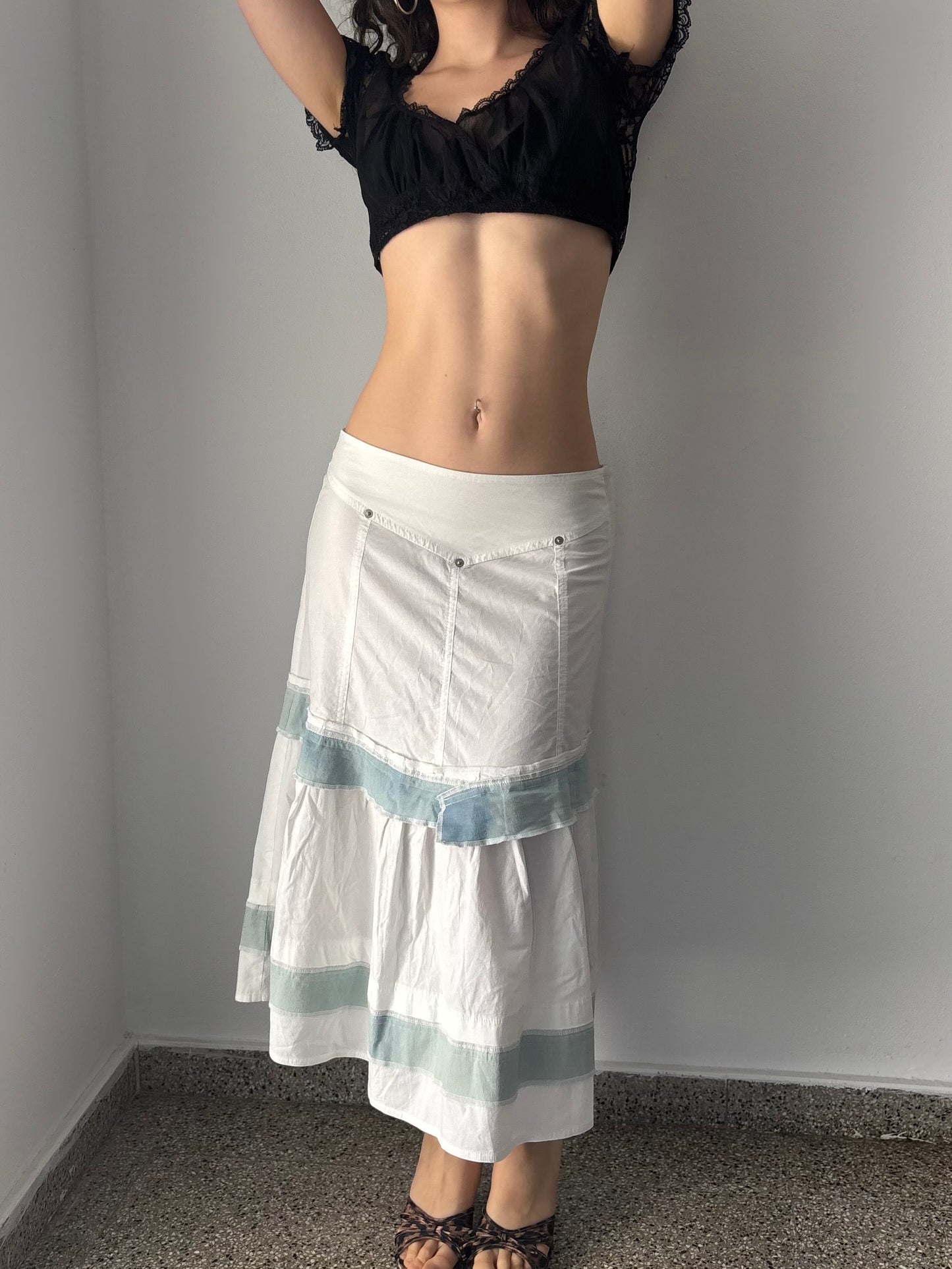 White & blue fairy skirt