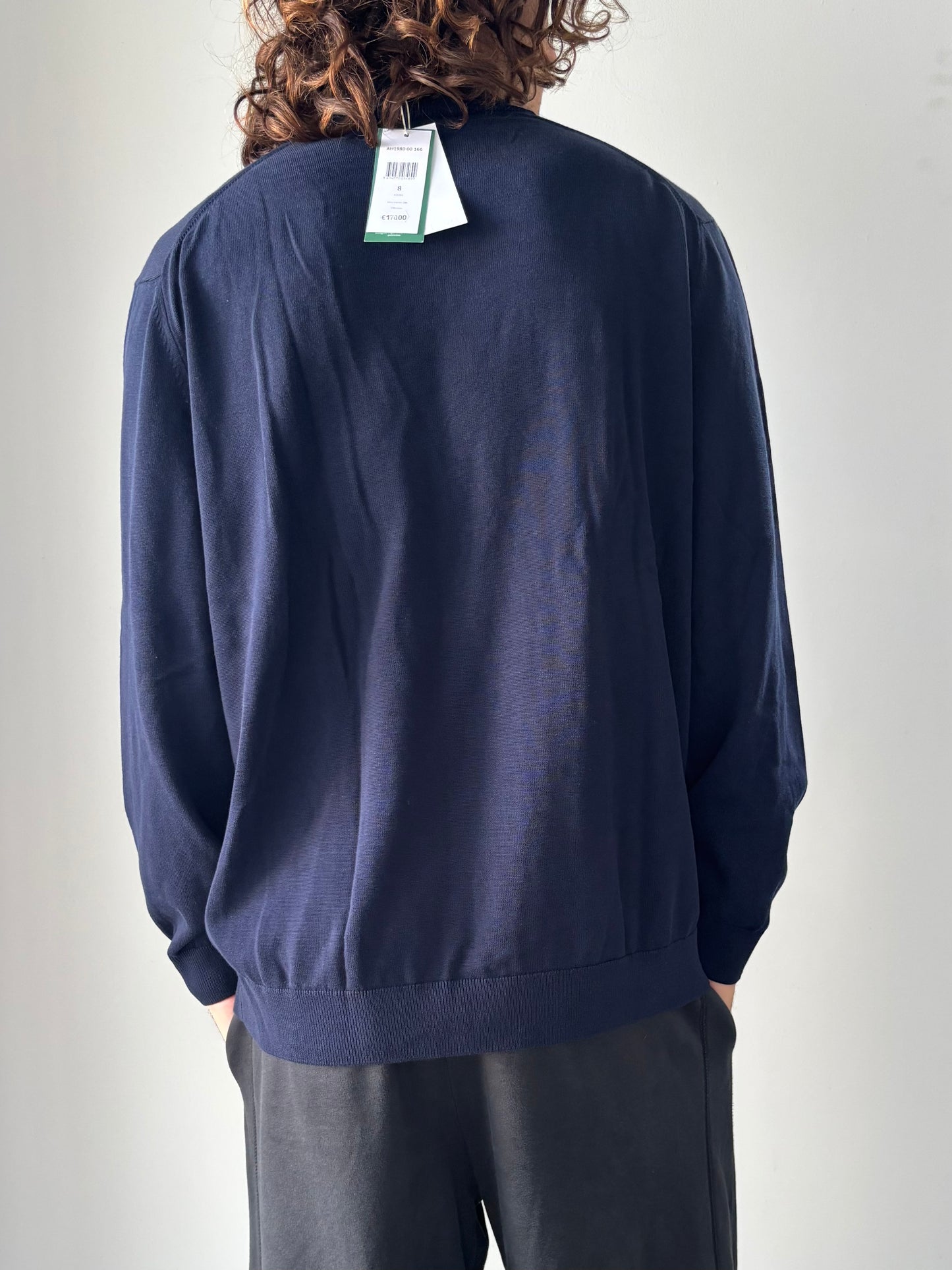 Blue Lacoste dead stock half zip