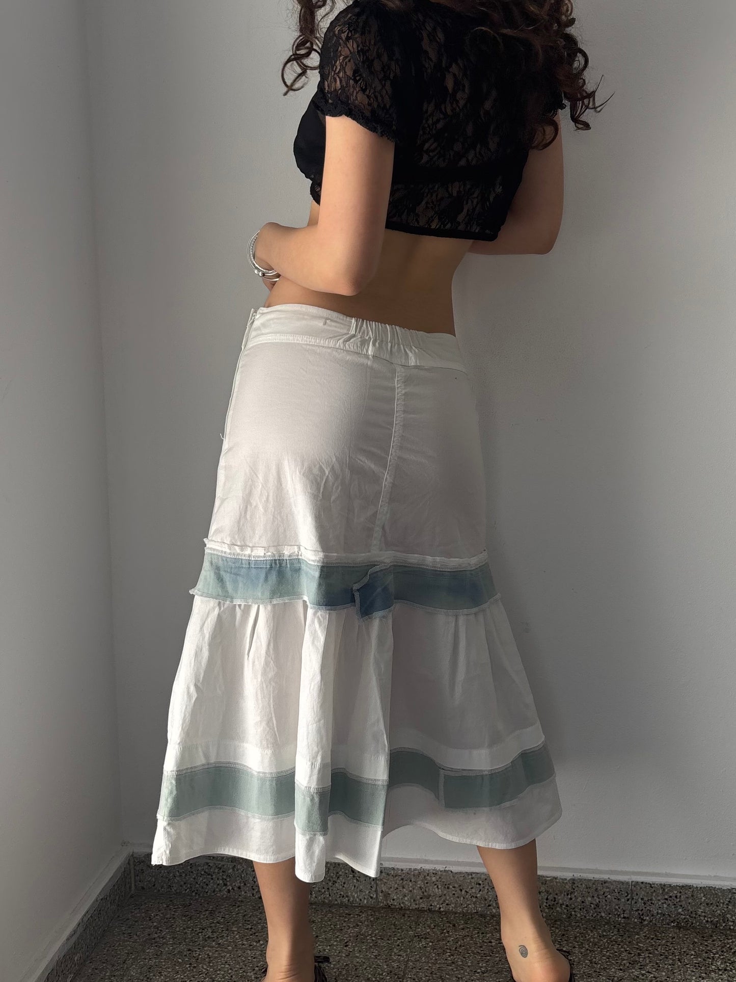 White & blue fairy skirt