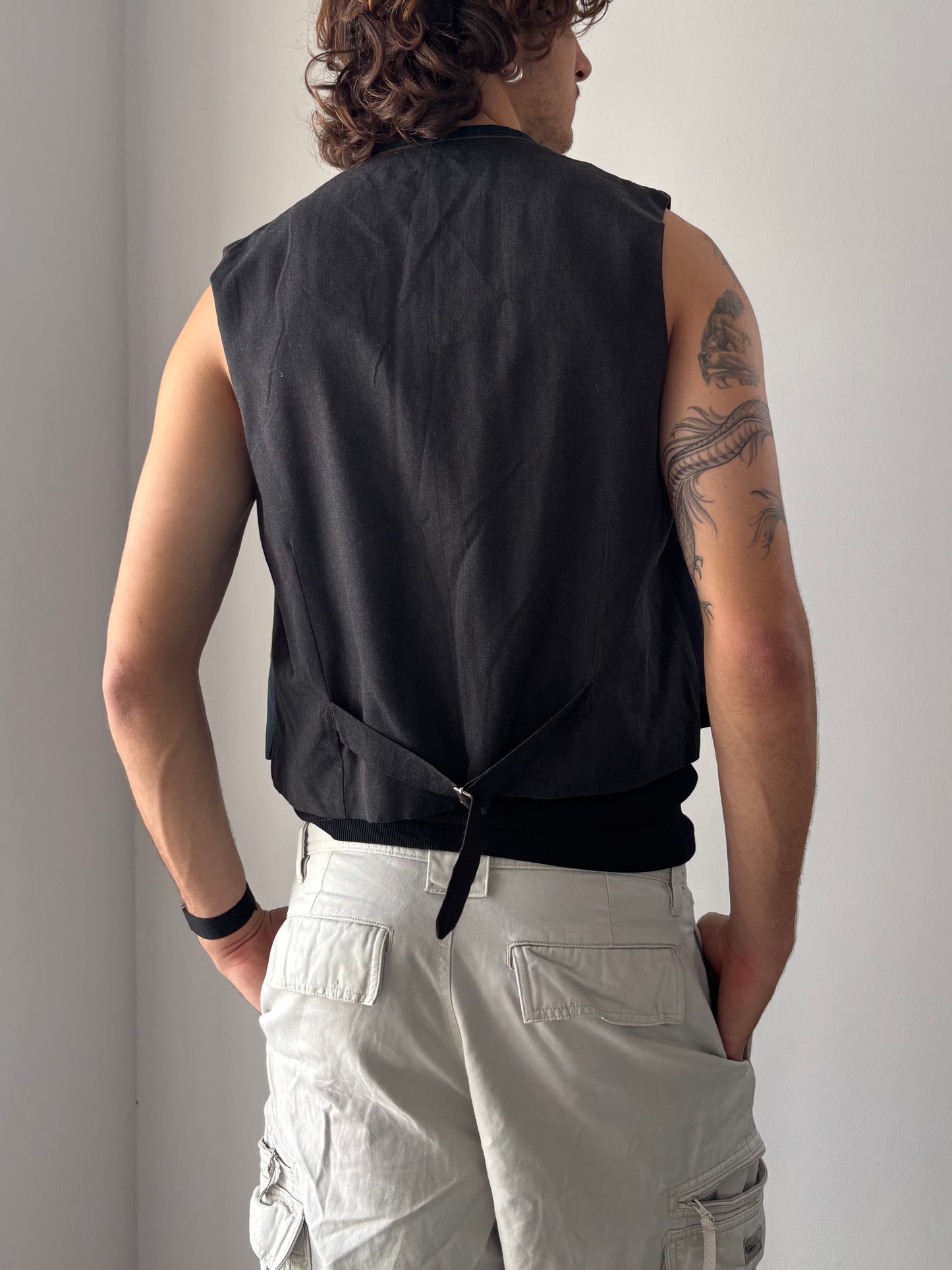 Vintage striped vest