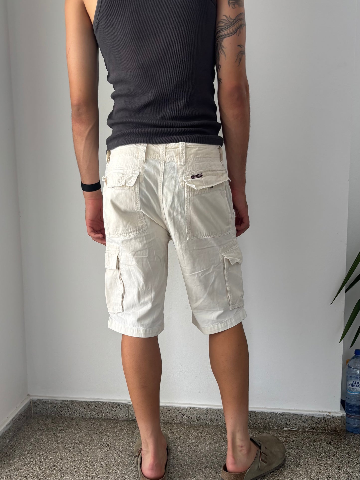 Off white Carrera cargo shorts