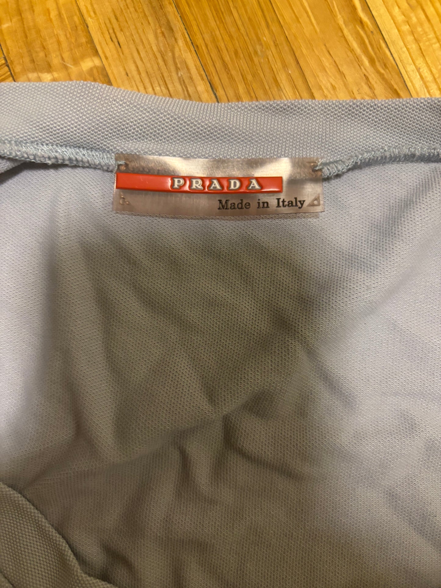 Prada baby blue top