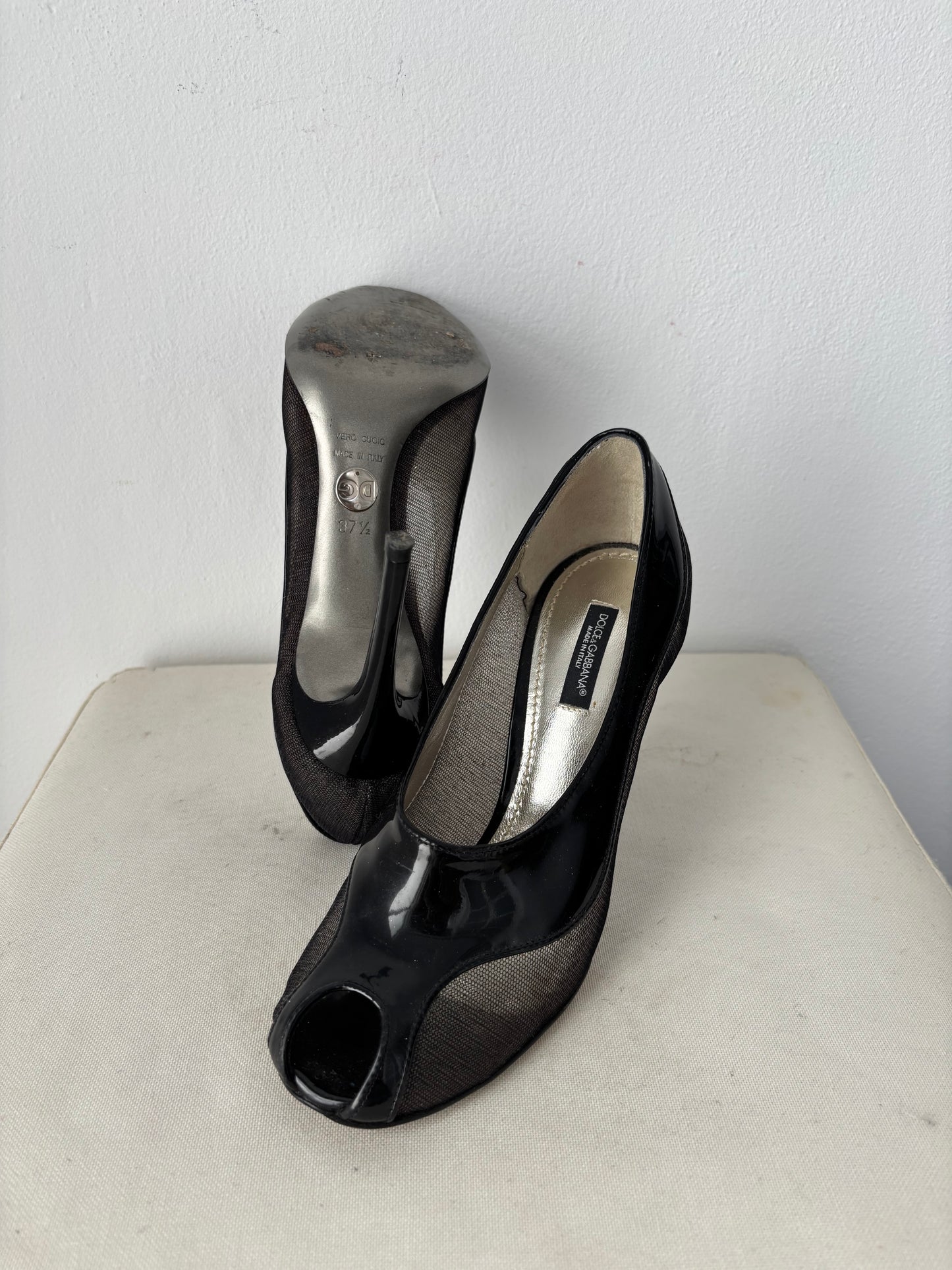 Dolce & Gabbana peep toe heels