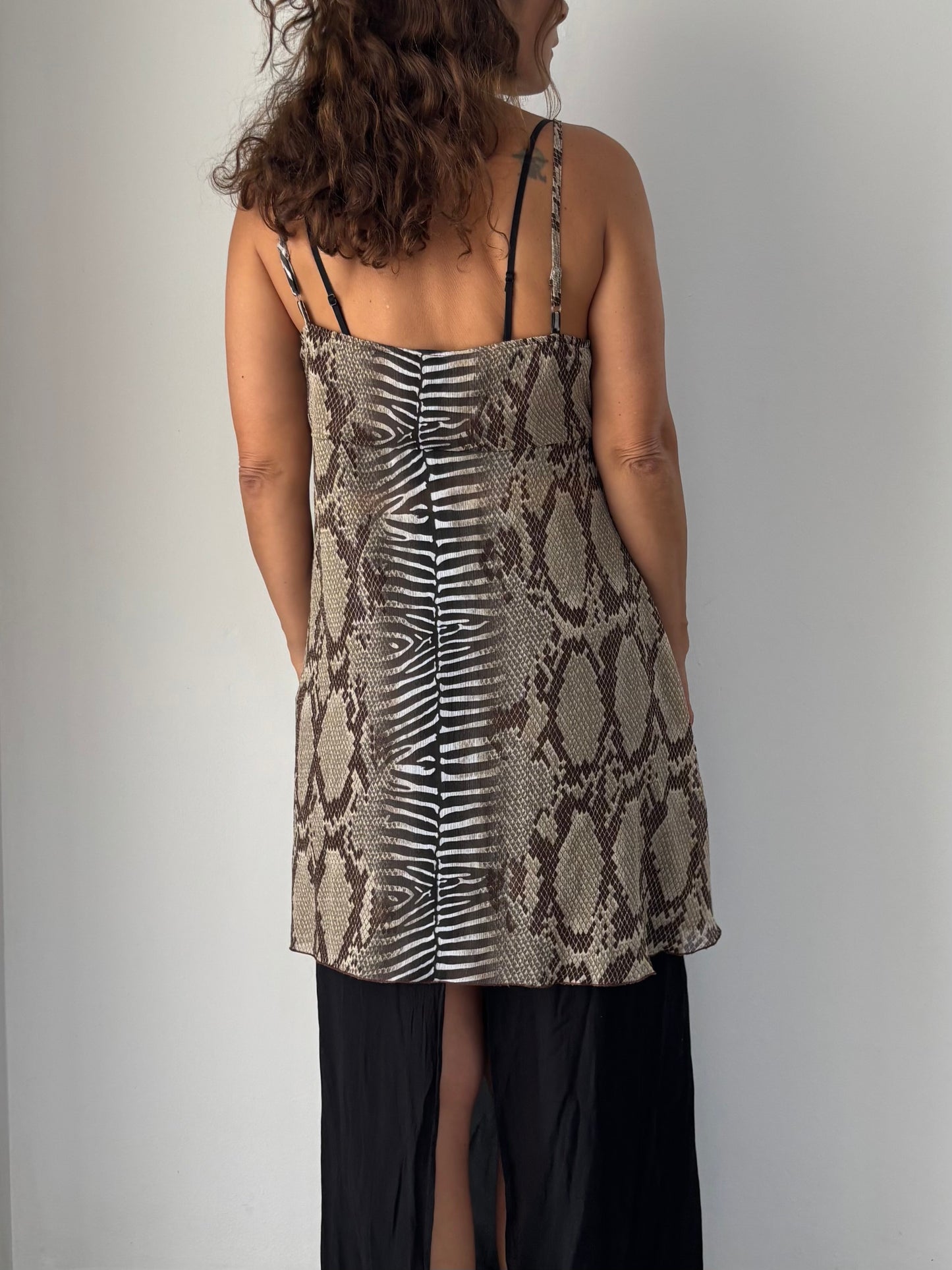 Yamamay animal print flowy mini dress