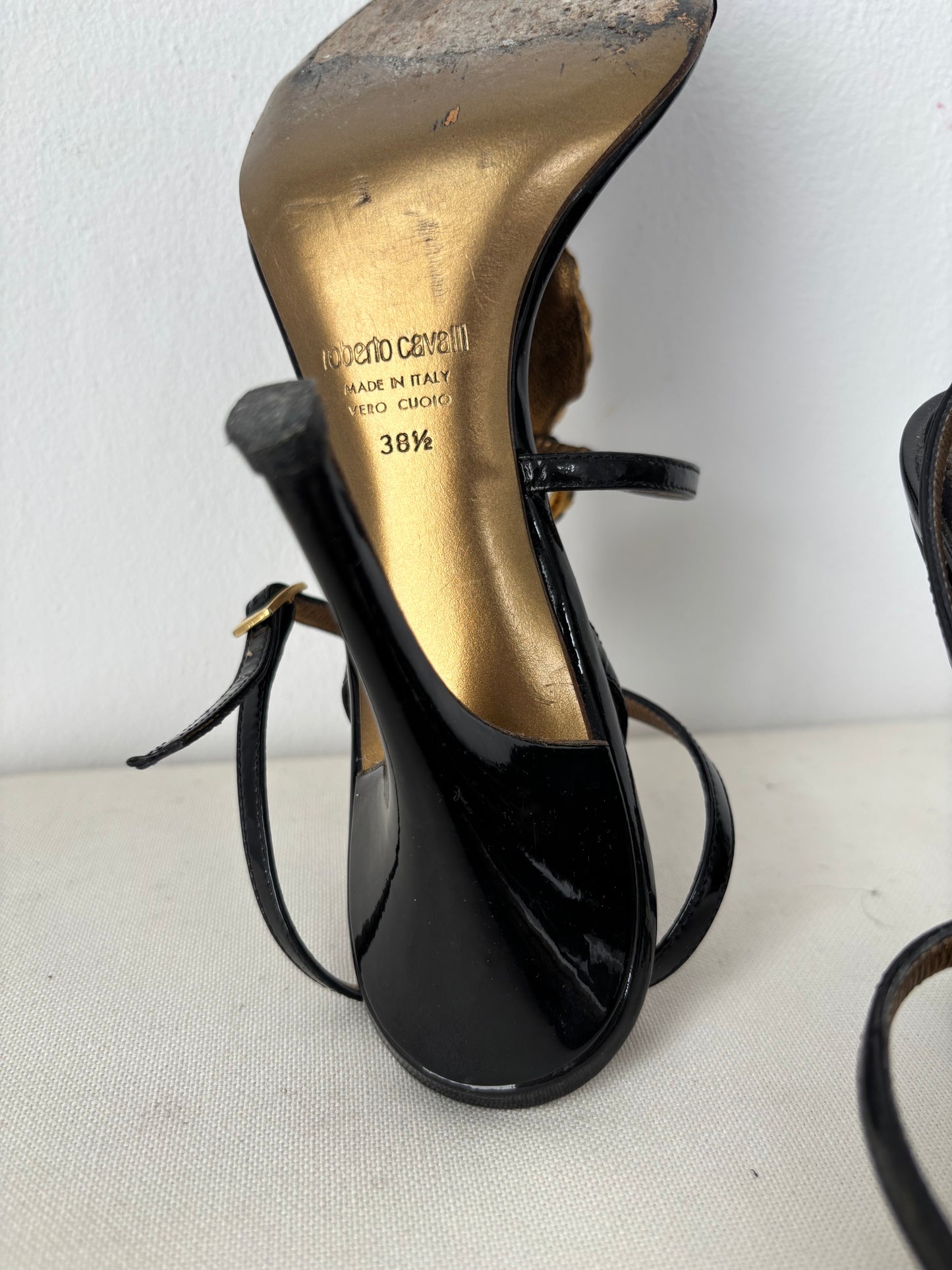 Roberto Cavalli Lion heels