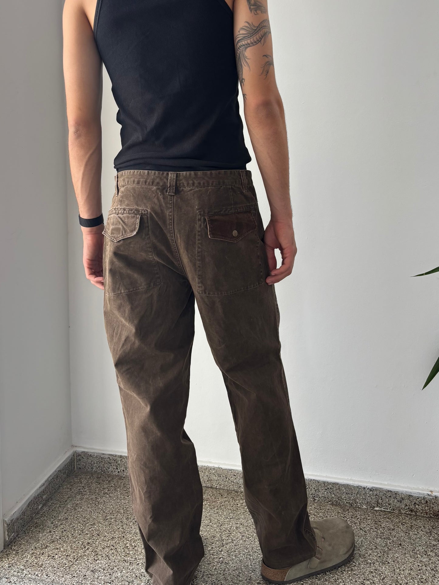 Vintage brown cargo pants