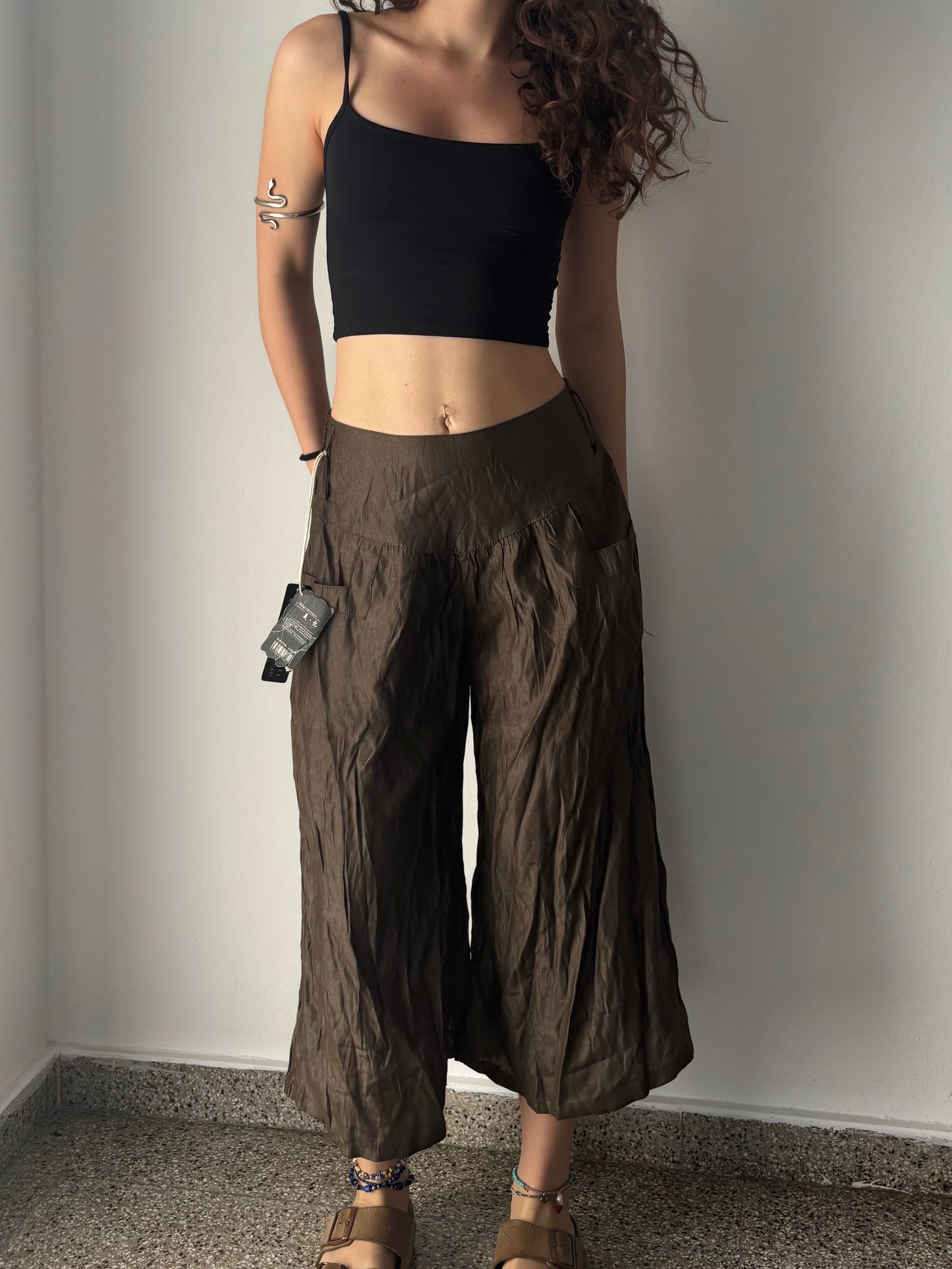 Dead Stock olive green flowy pants