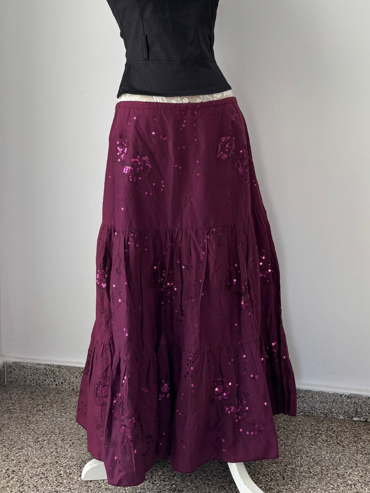 Purple maxi fairy skirt