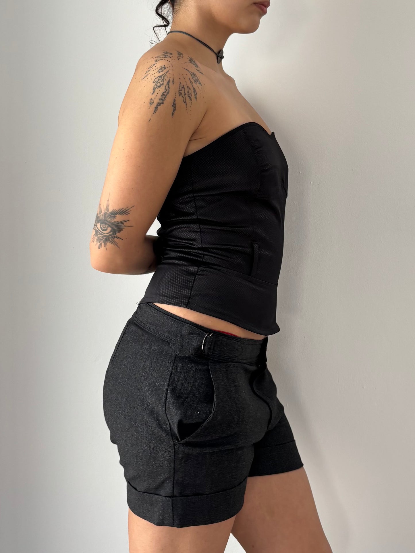 Black corset top