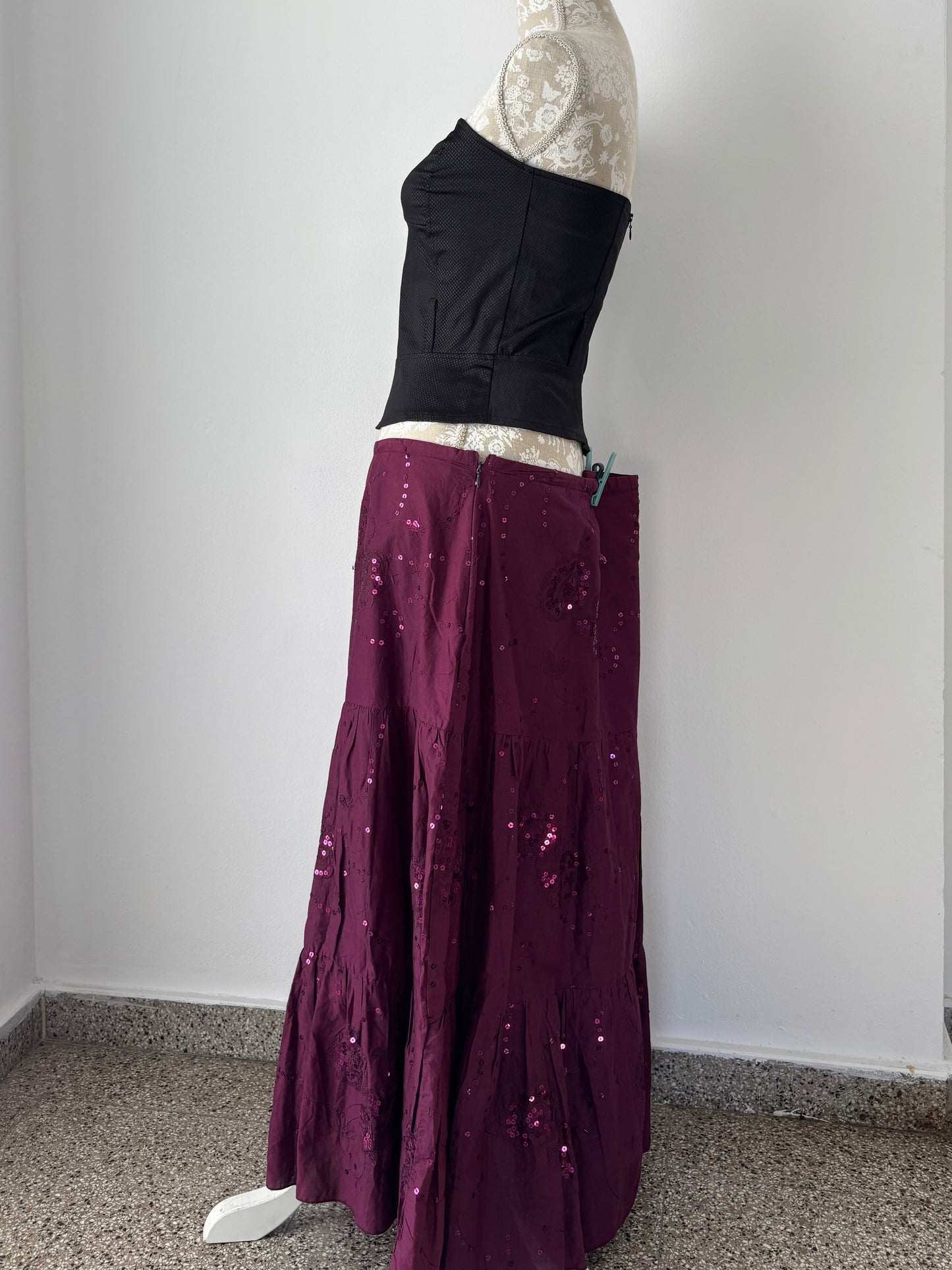 Purple maxi fairy skirt
