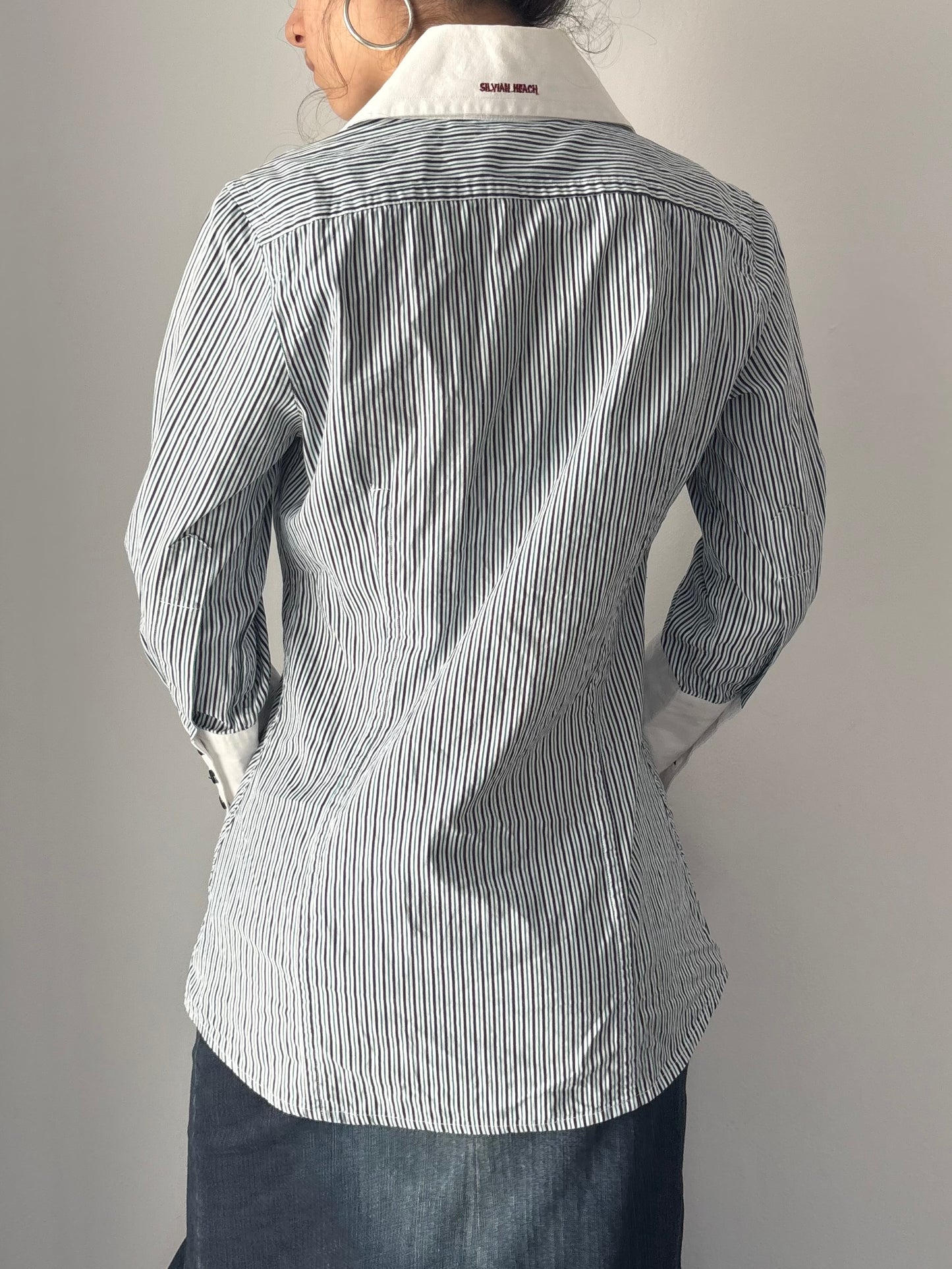 Striped button up shirt