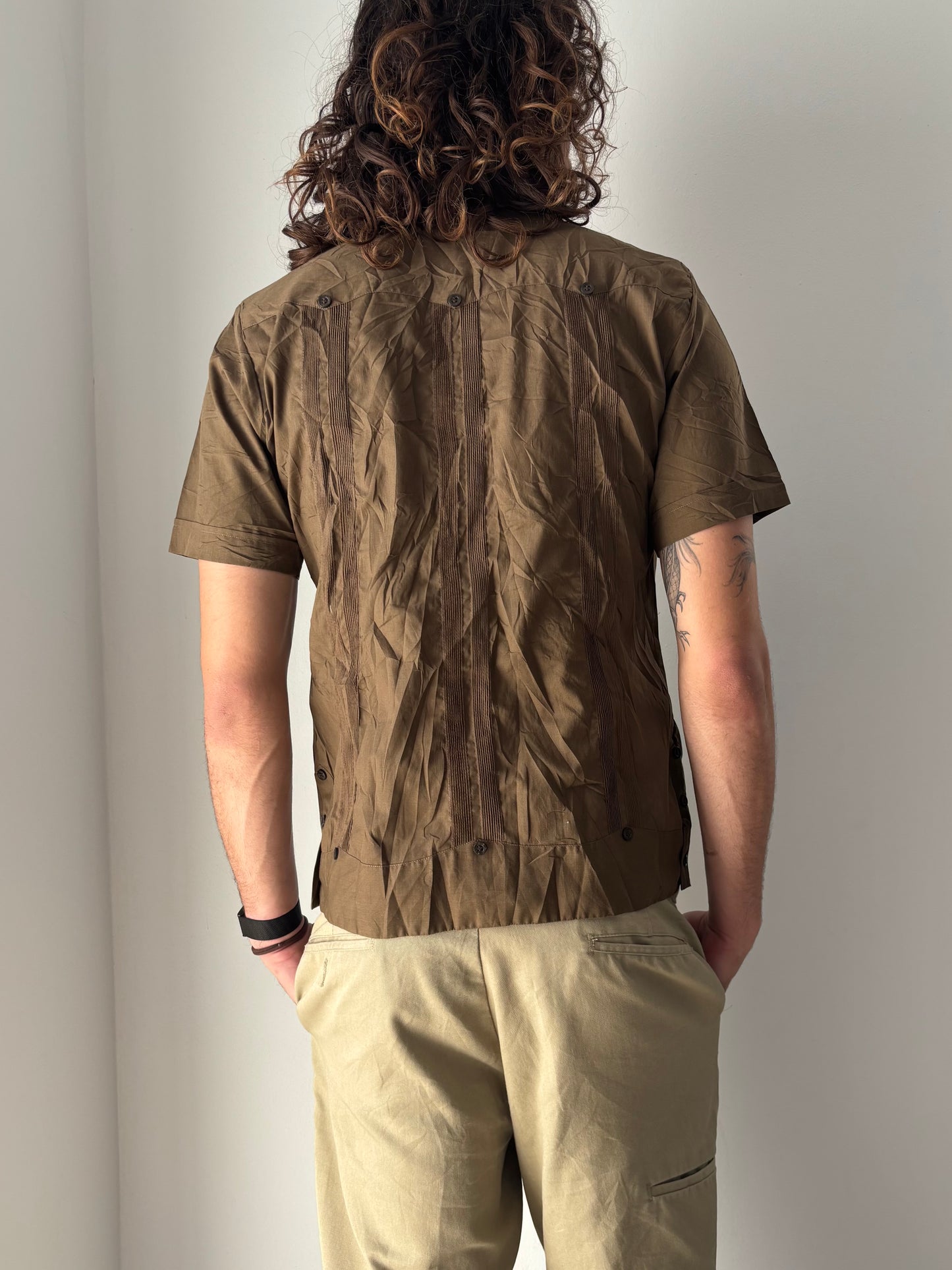 Brown boho shirt