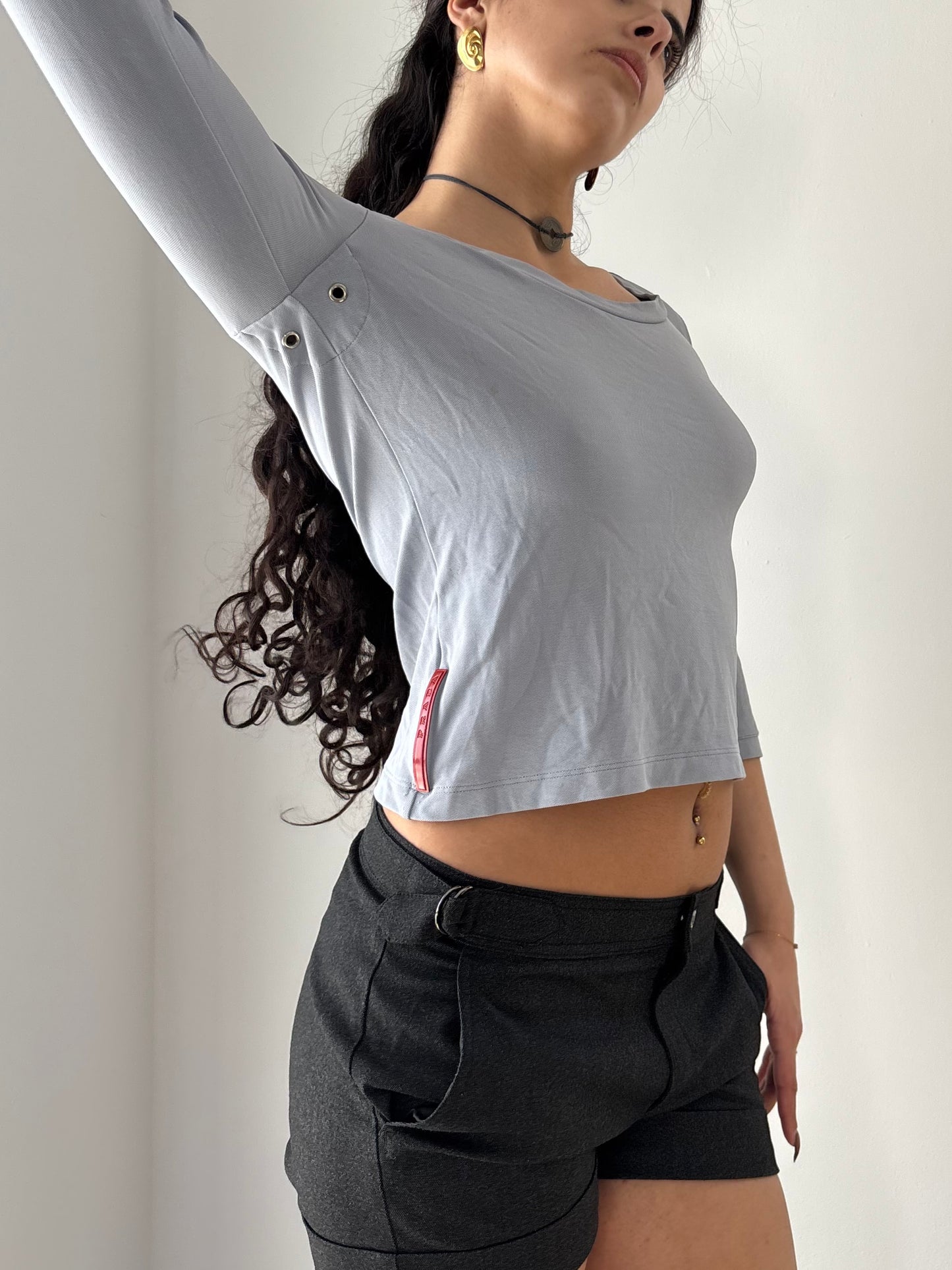 Prada baby blue top