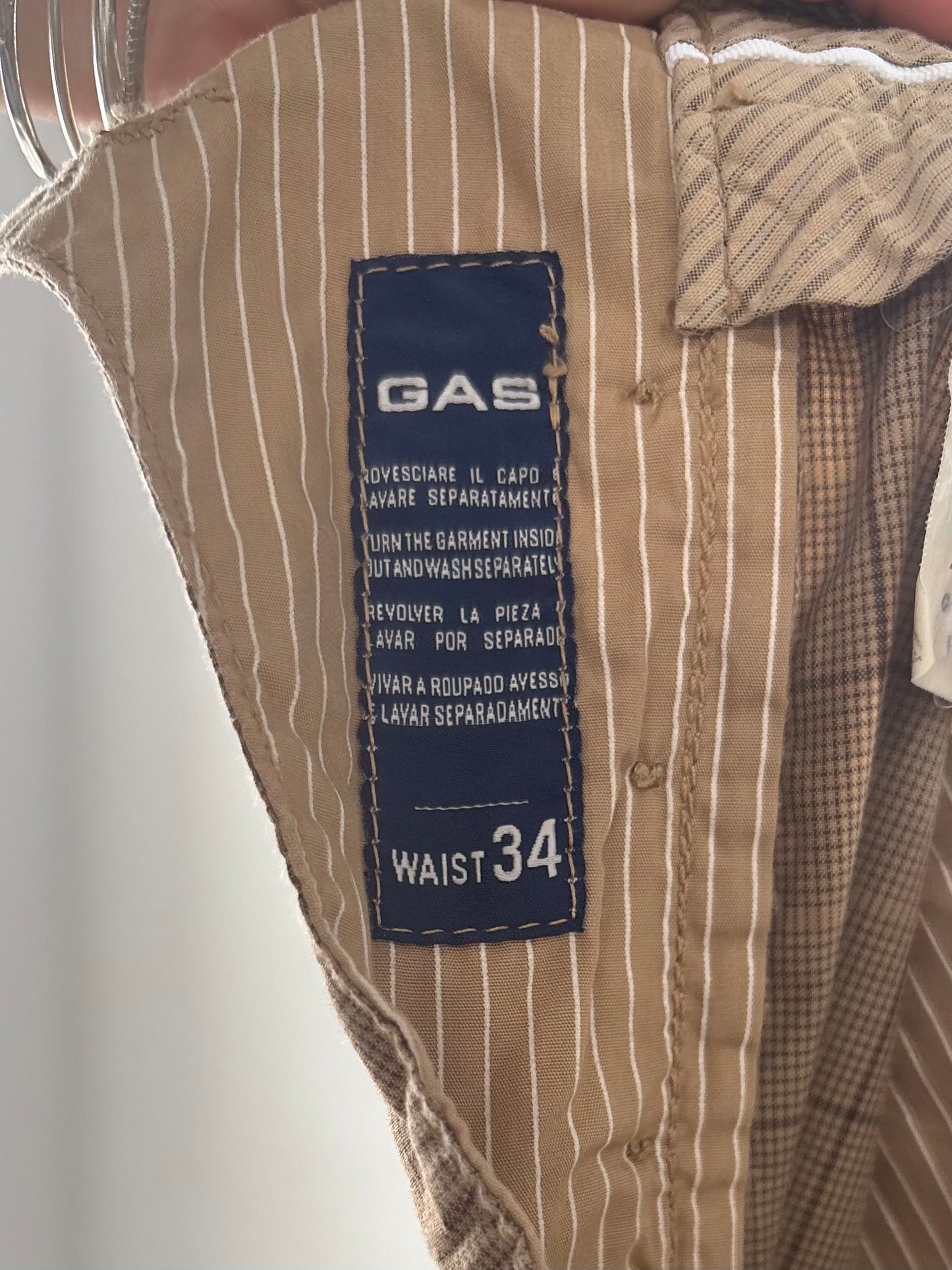 Vintage GAS plaid shorts