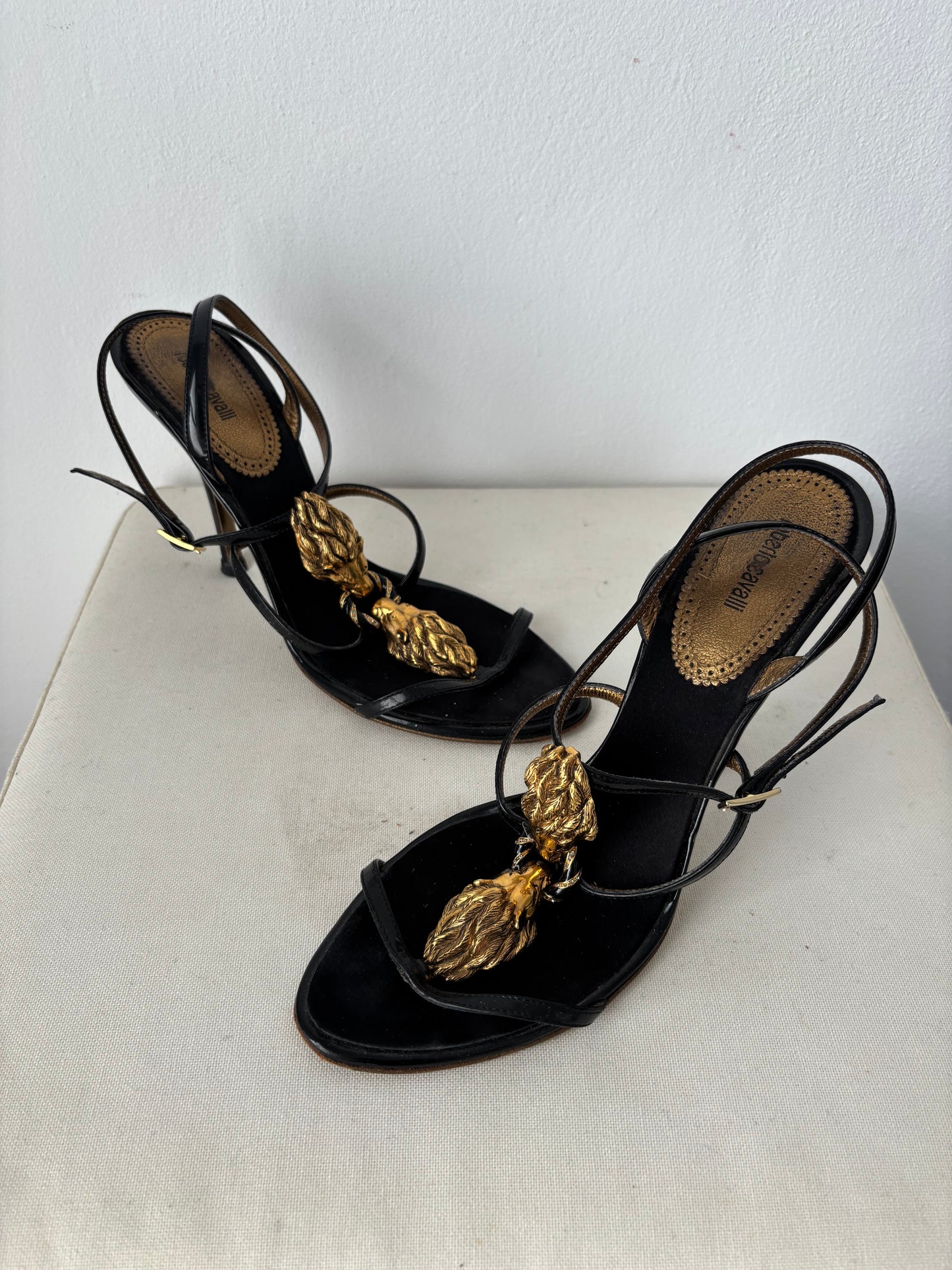 Roberto Cavalli Lion heels