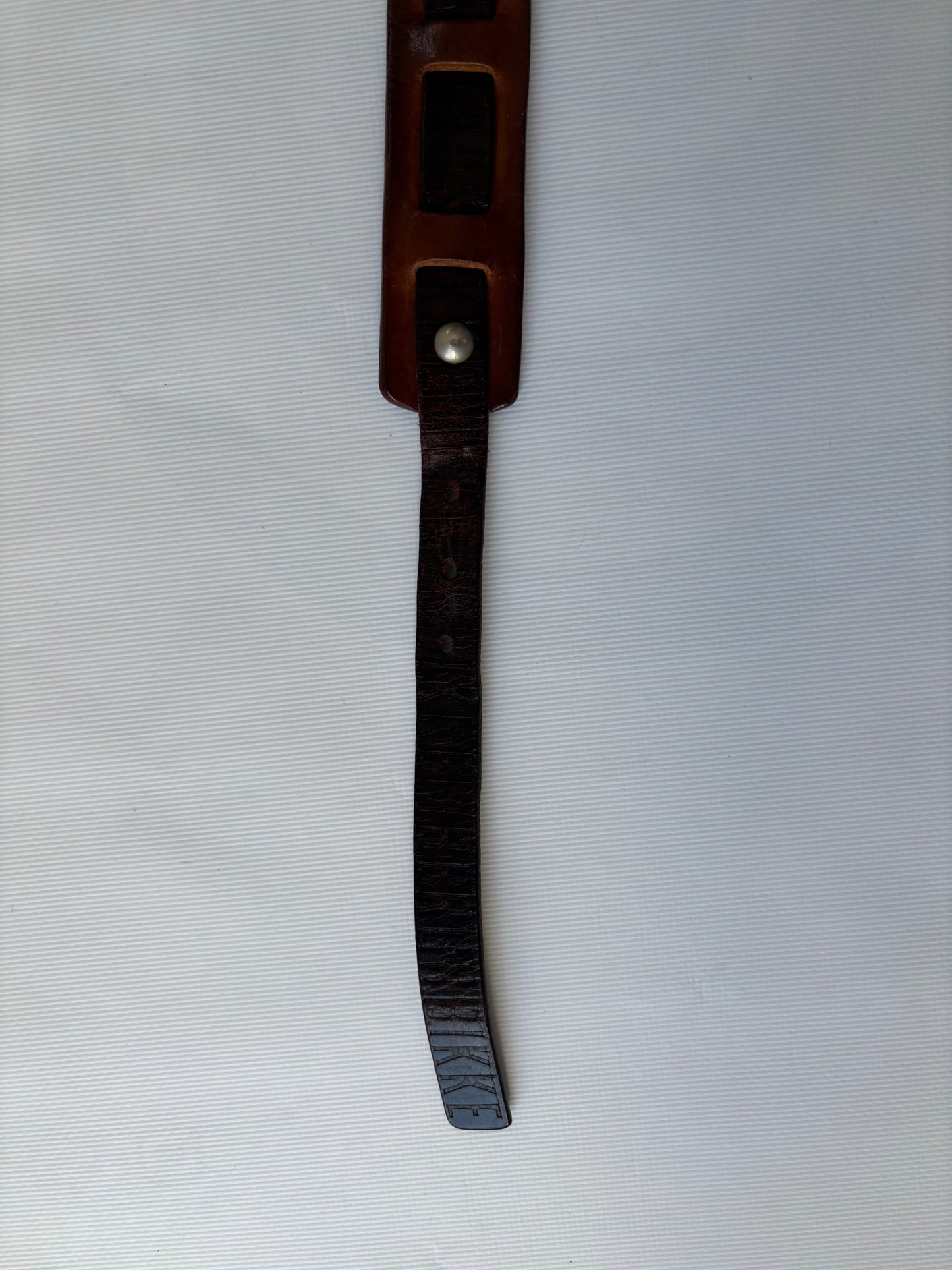 Bikkembergs brown leather belt