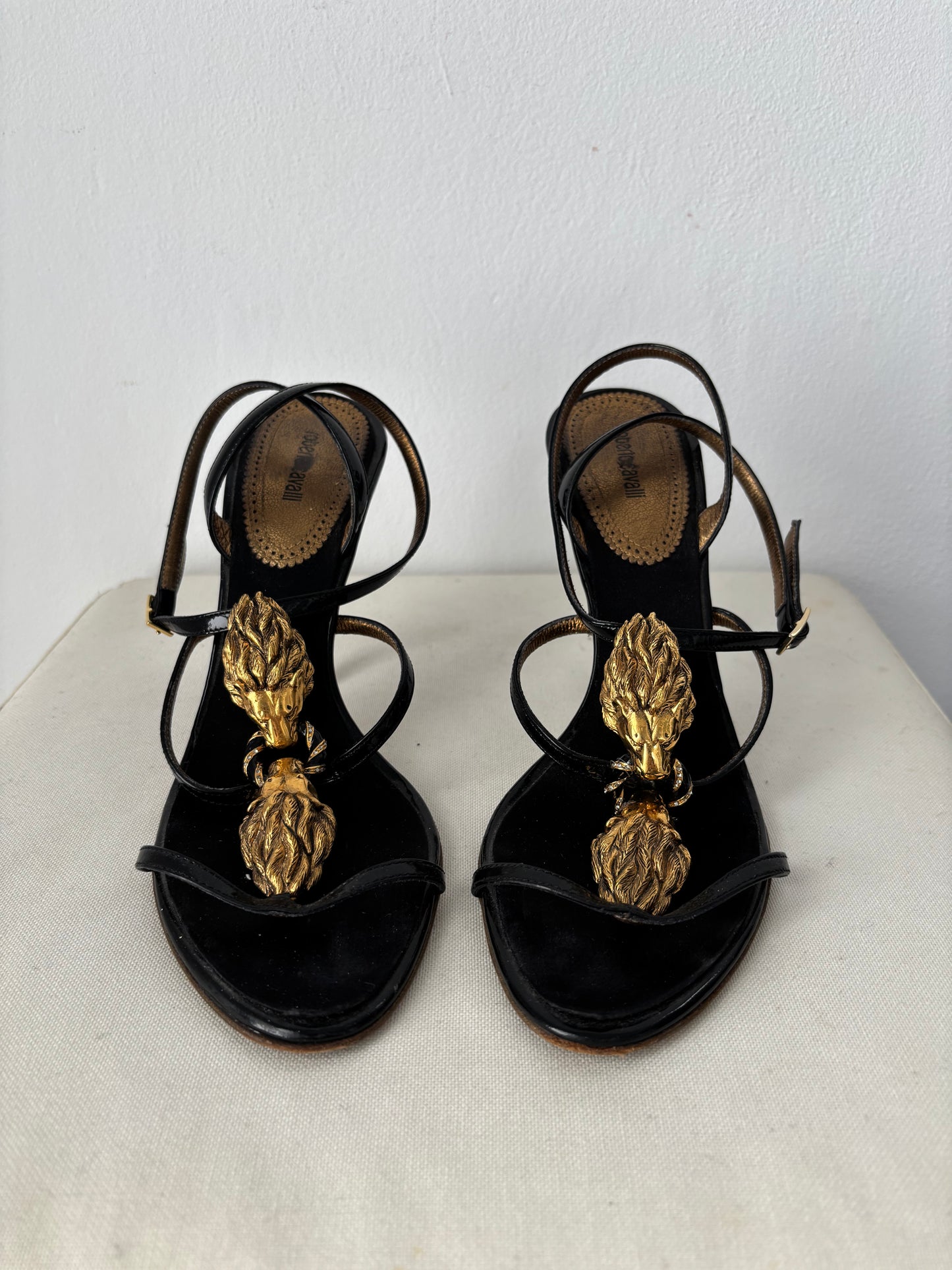 Roberto Cavalli Lion heels