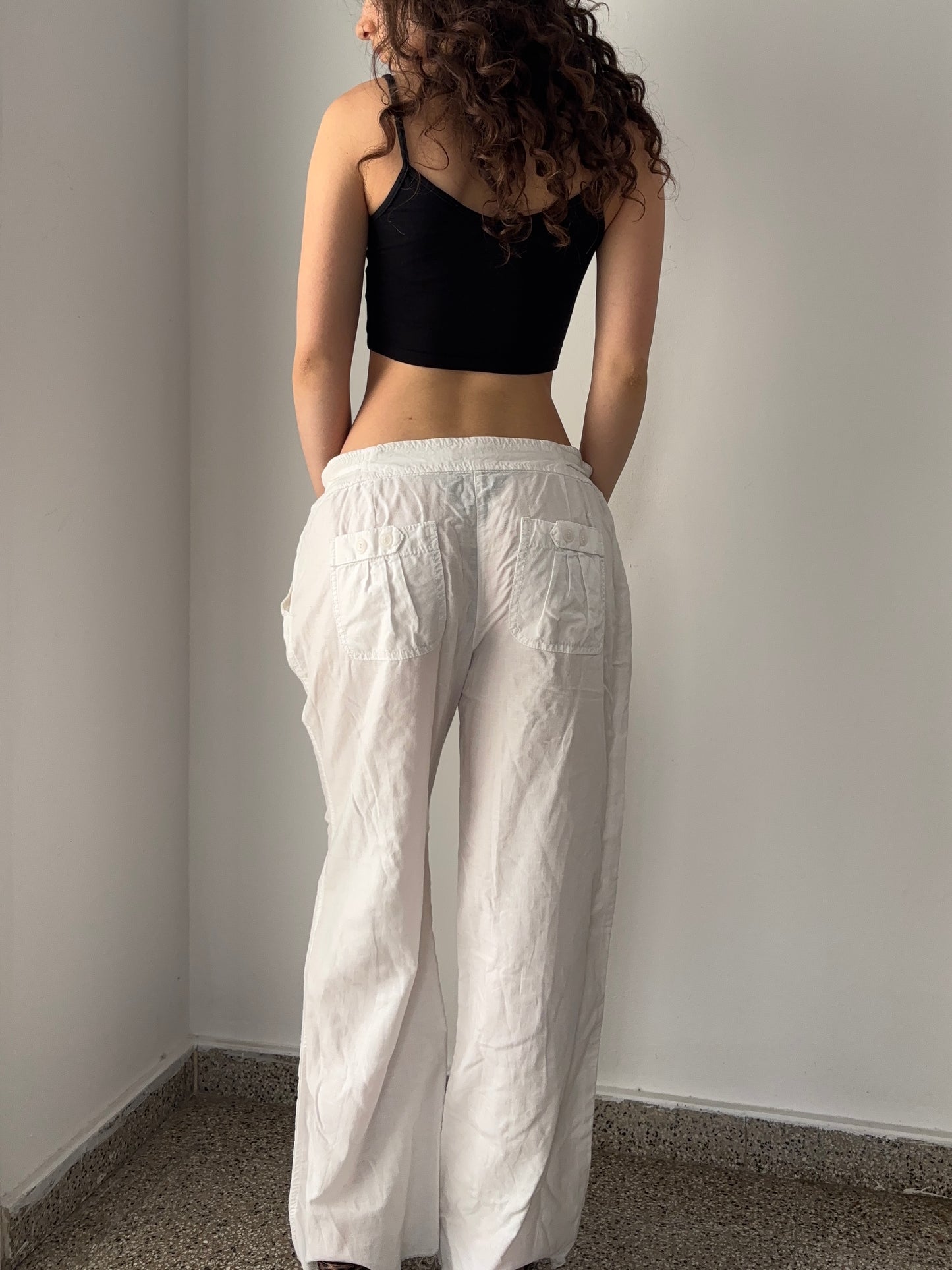 White linen s.Oliver pants