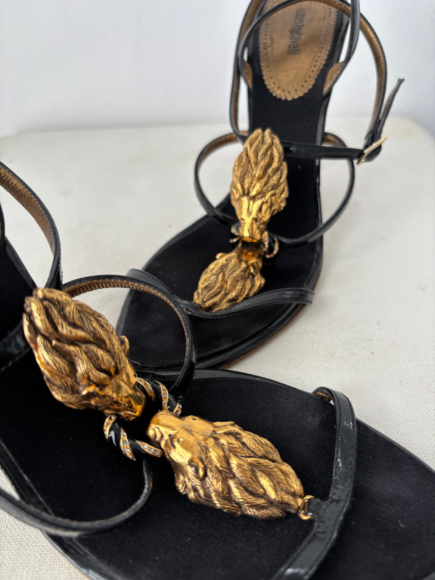 Roberto Cavalli Lion heels