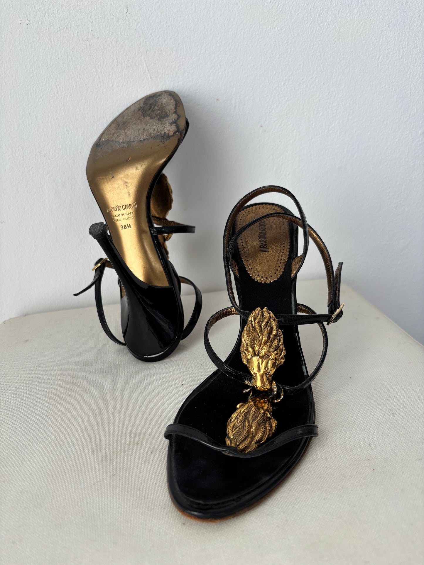 Roberto Cavalli Lion heels