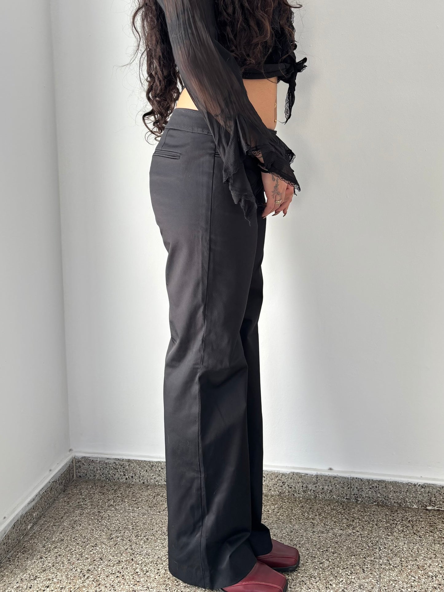 Esprit black wide leg trousers