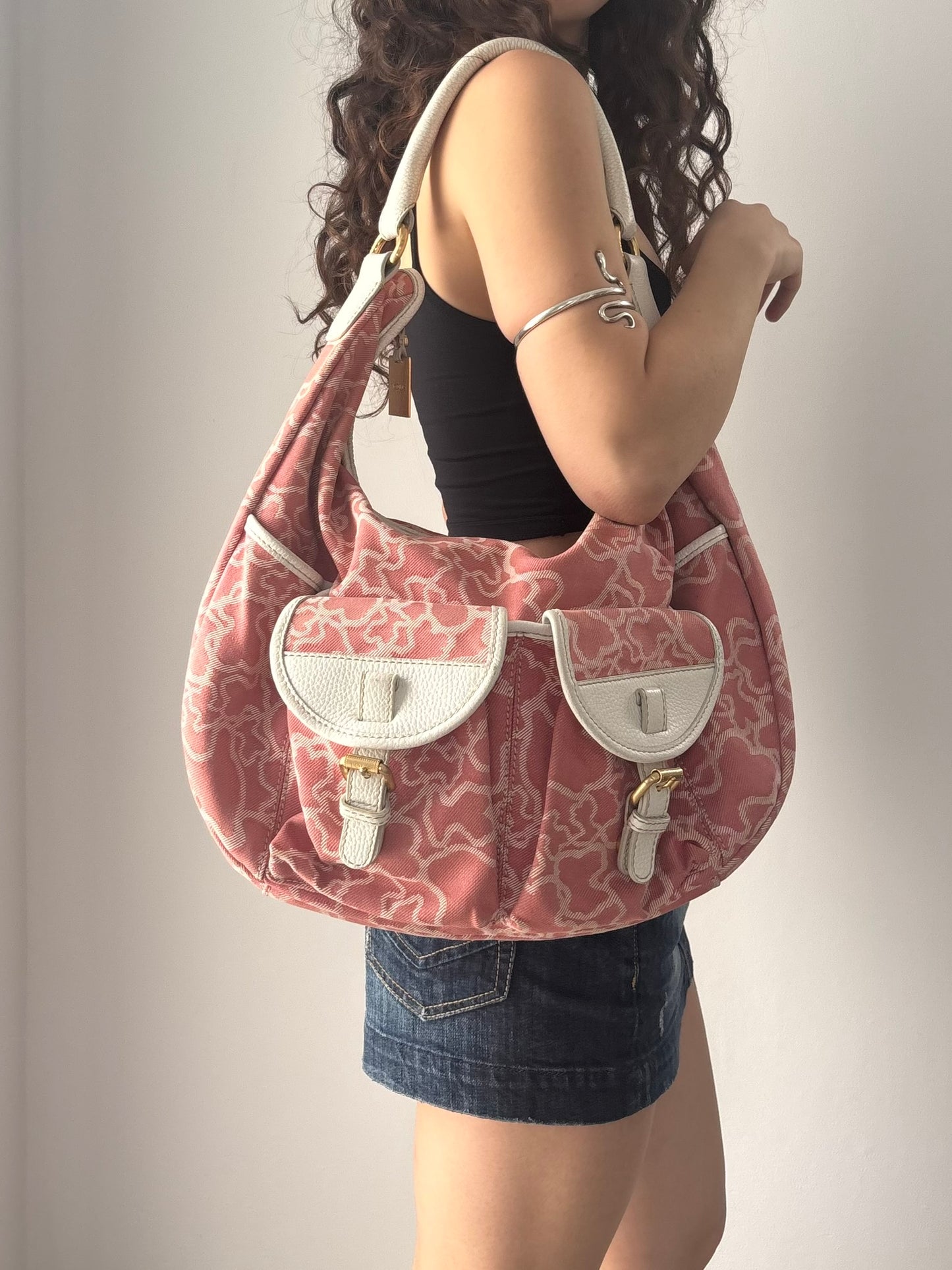 Tous pink tote bag