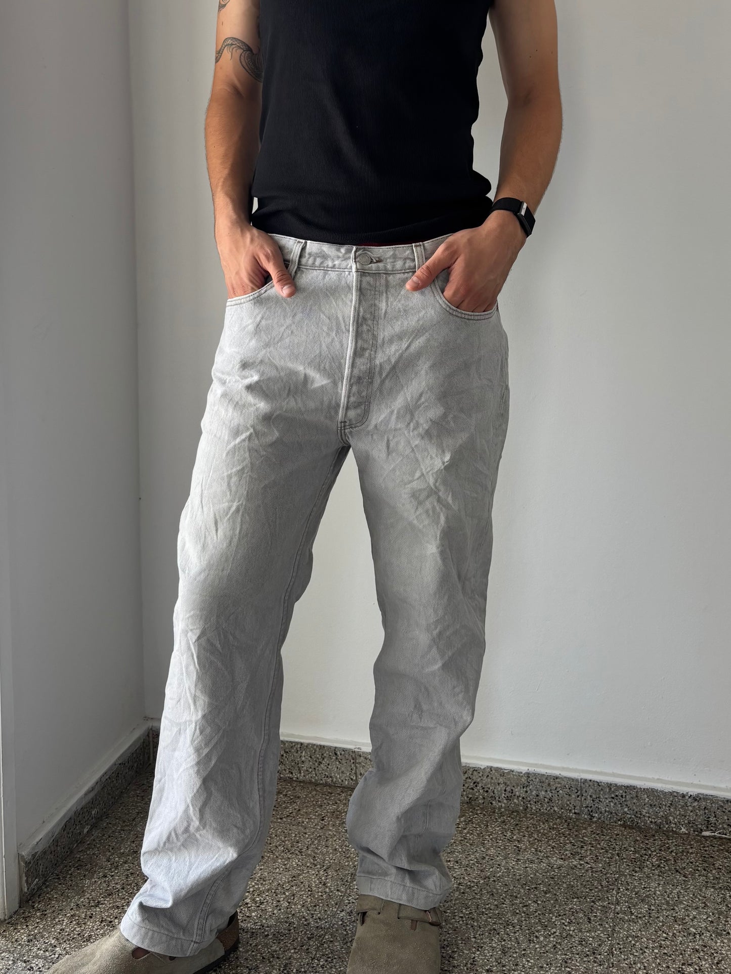 Levis 501 Grey jeans
