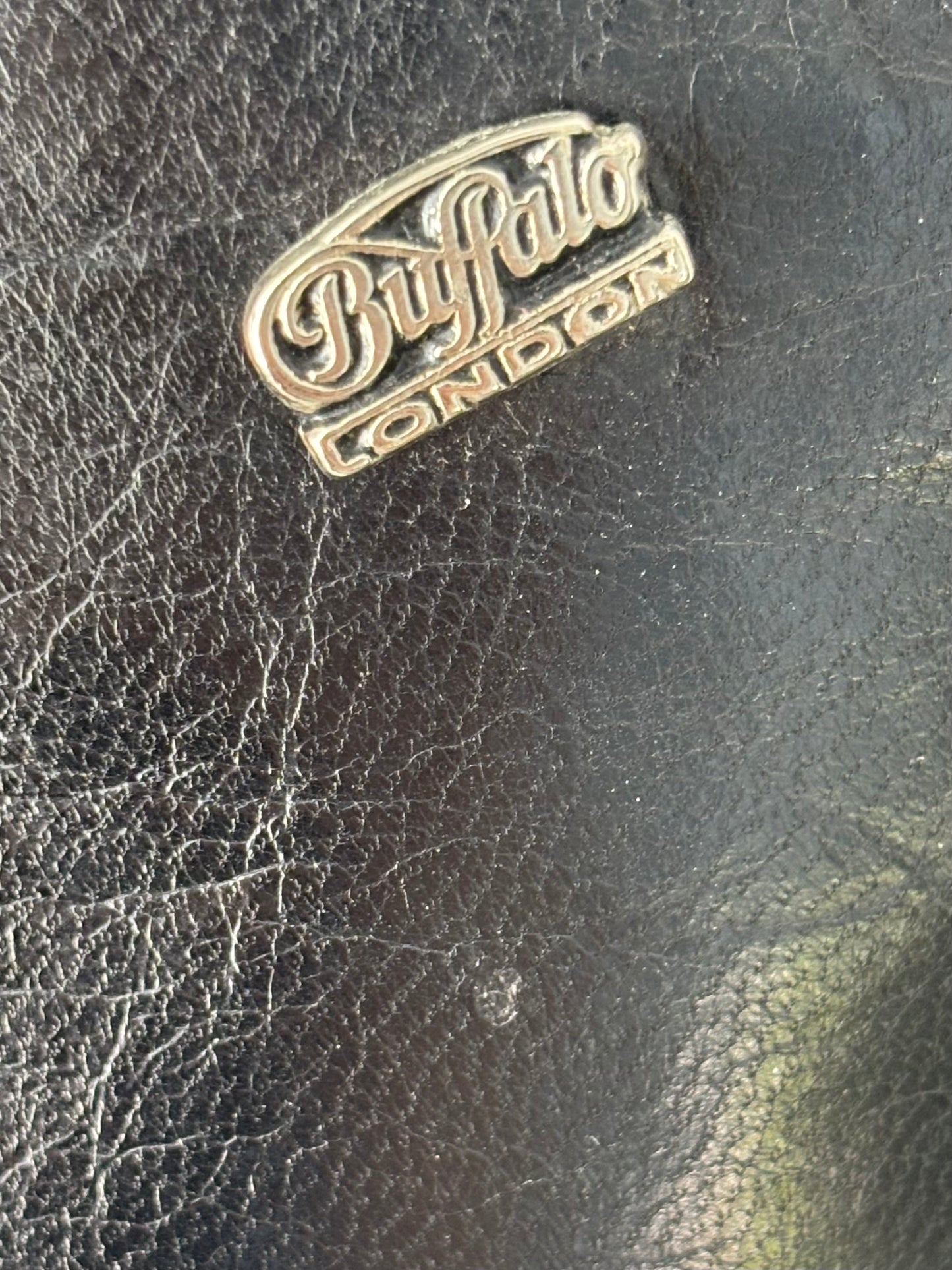 Buffalo London black leather boots