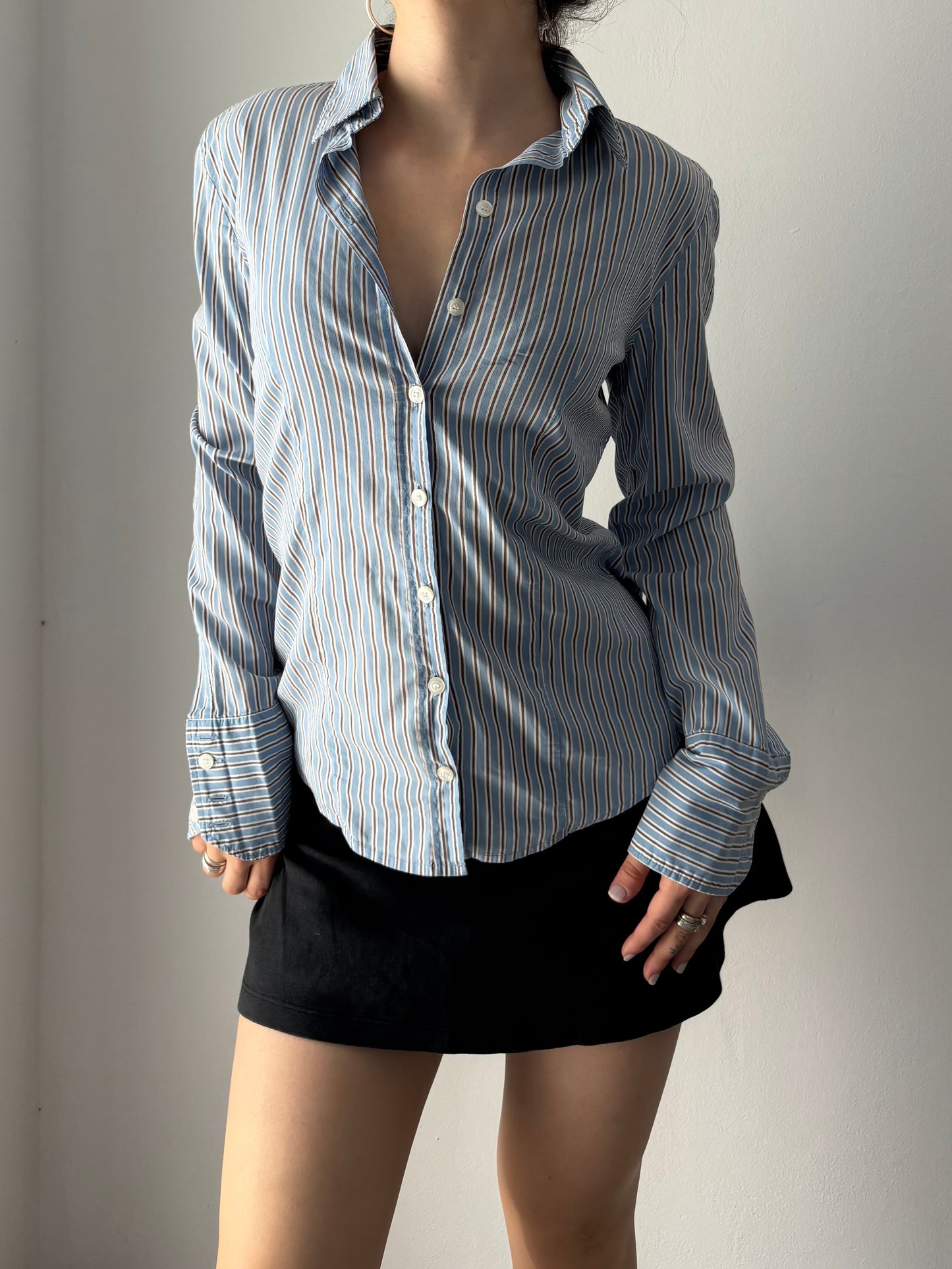Max & Co stripped button up shirt