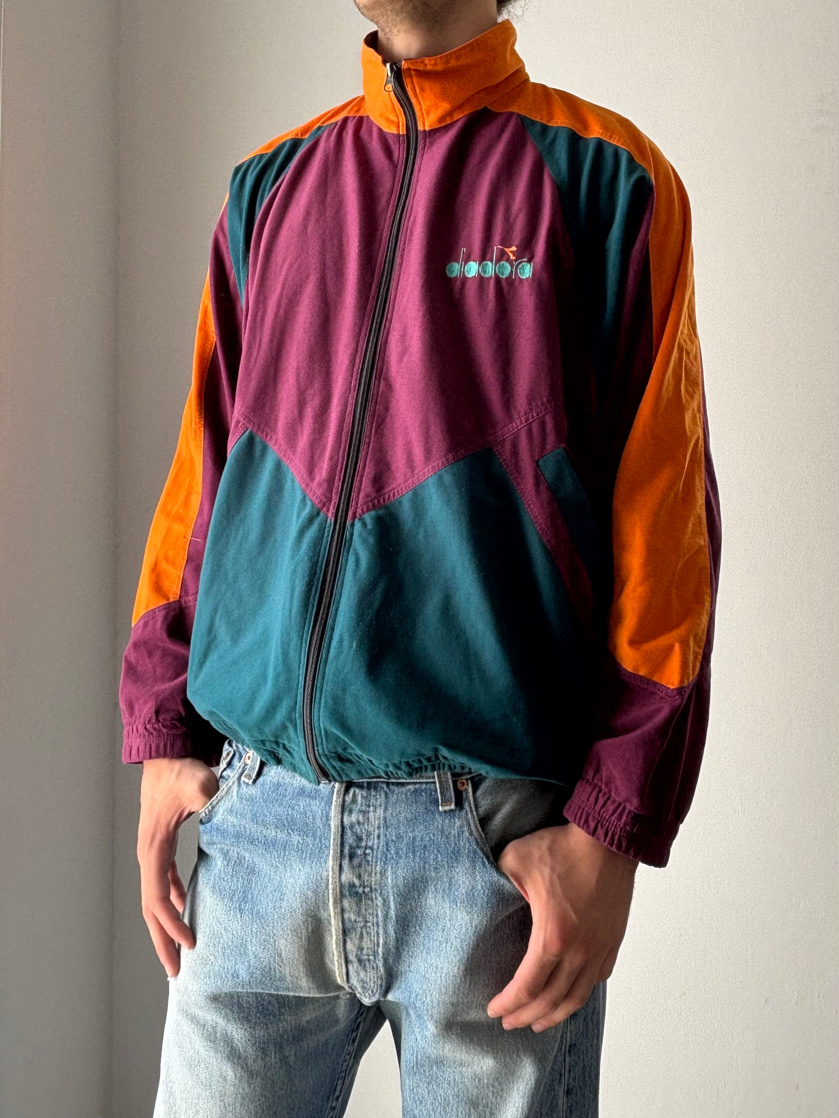 Diadora colorful zip up