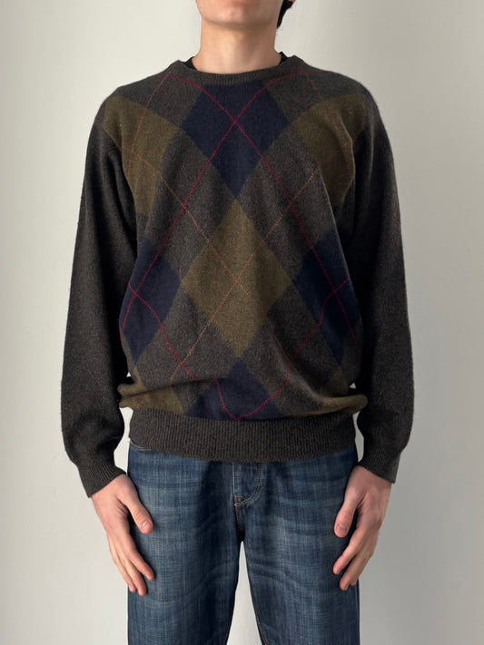 Vintage checkered sweater