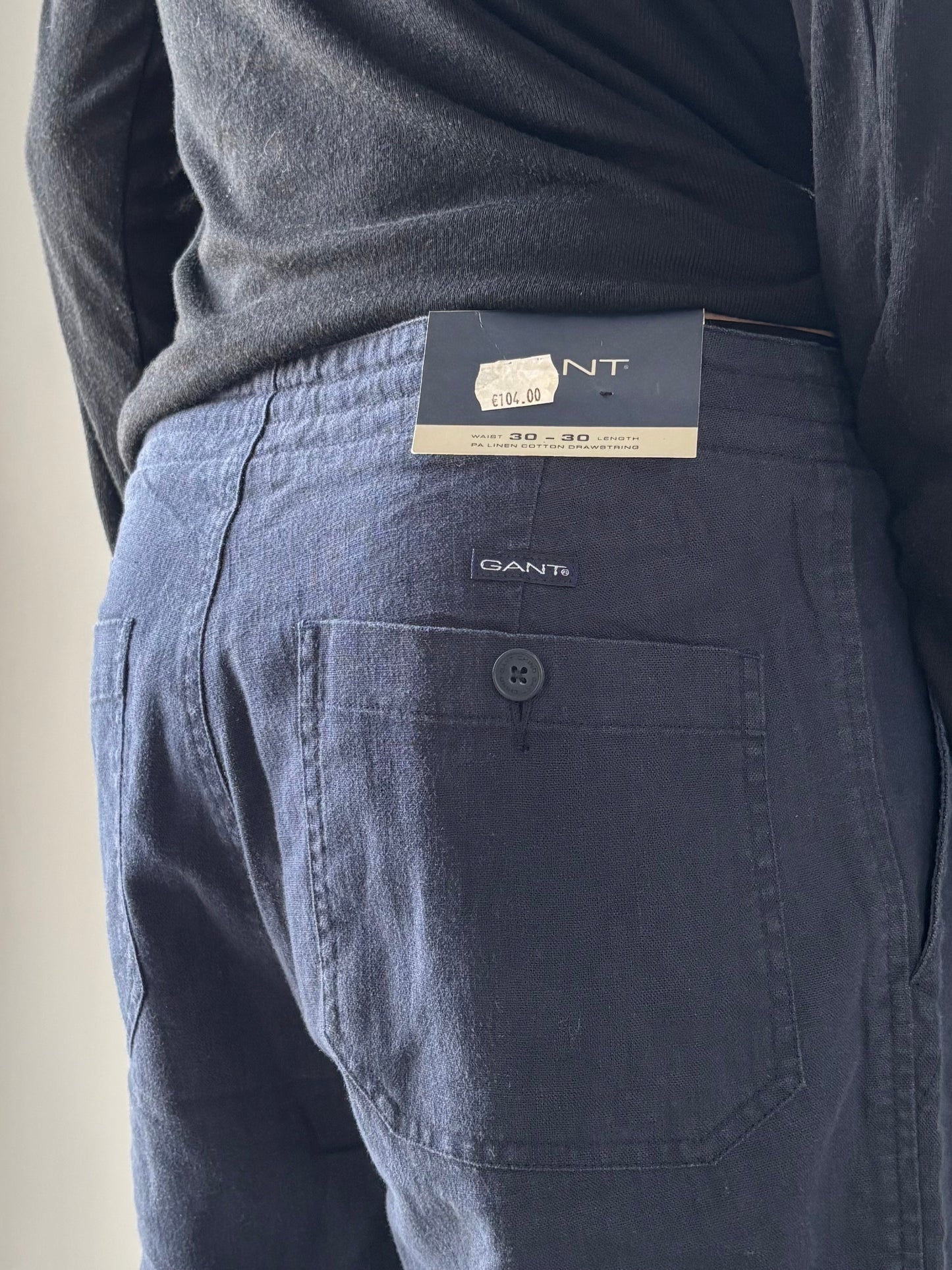 Gant linen blue pants