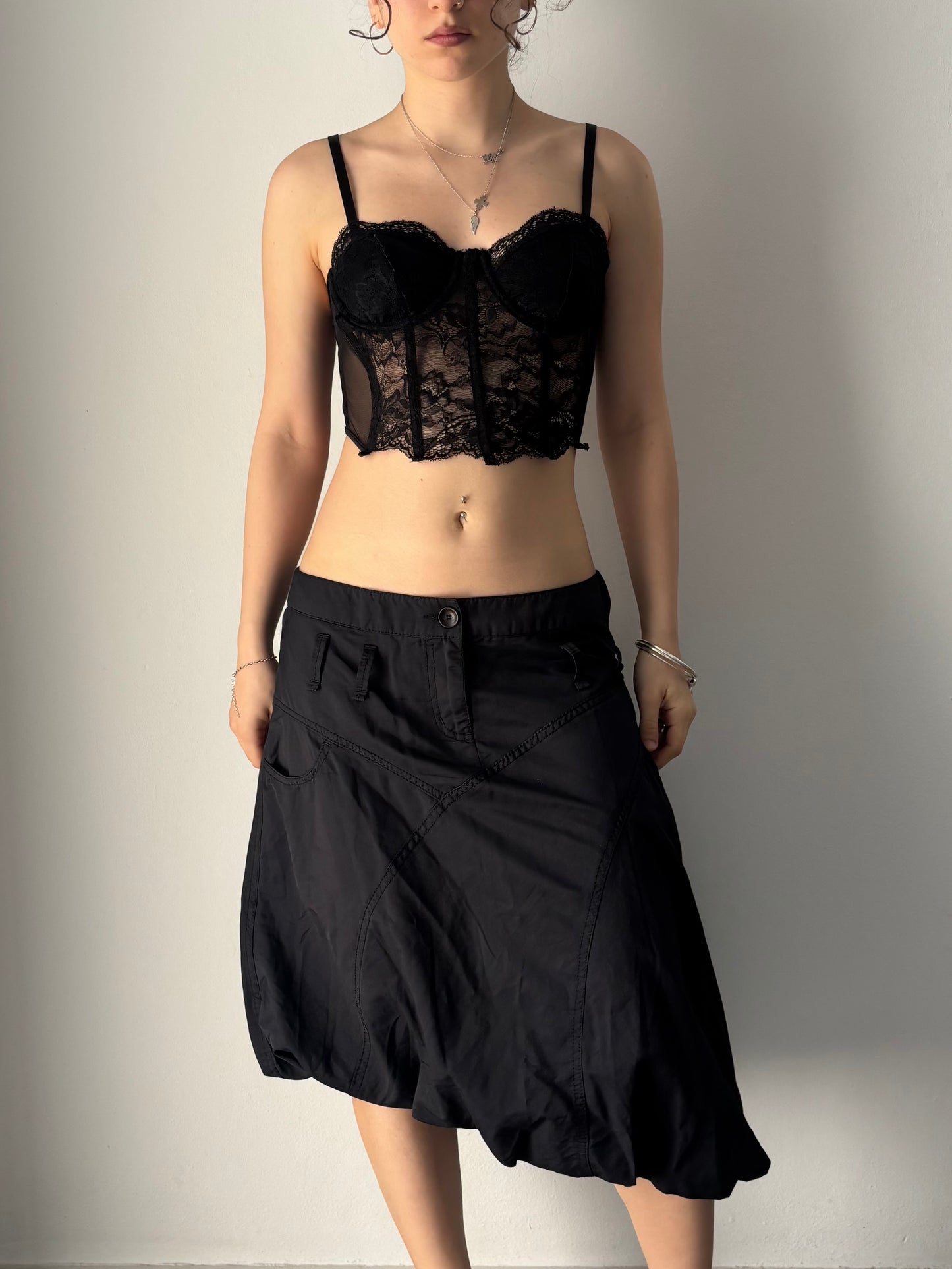 Liu Jo black balloon skirt