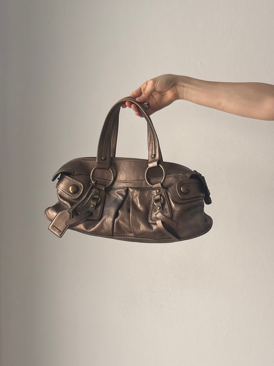 DKNY gold/metallic hand bag