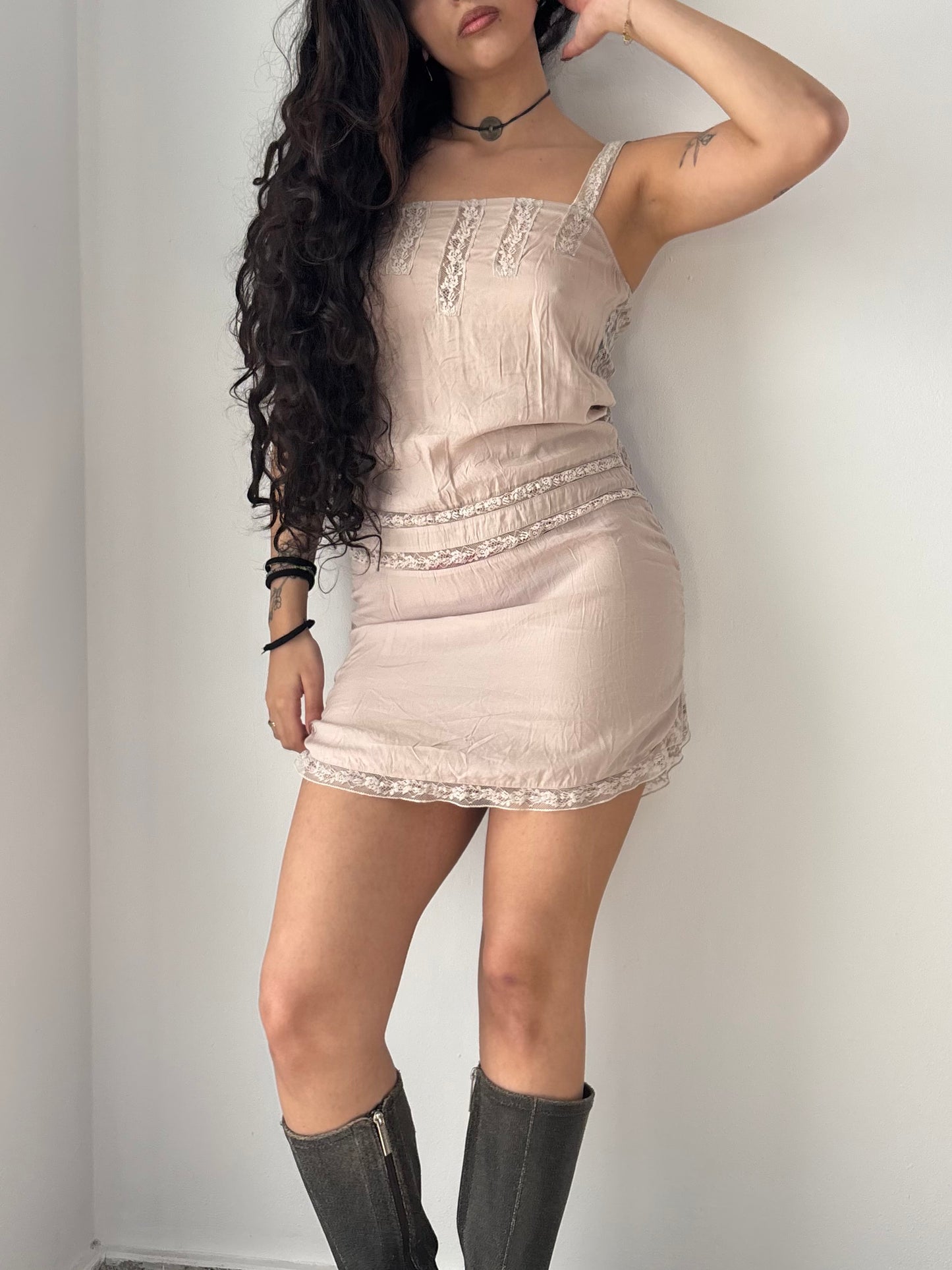 Intimissimi beige slip dress