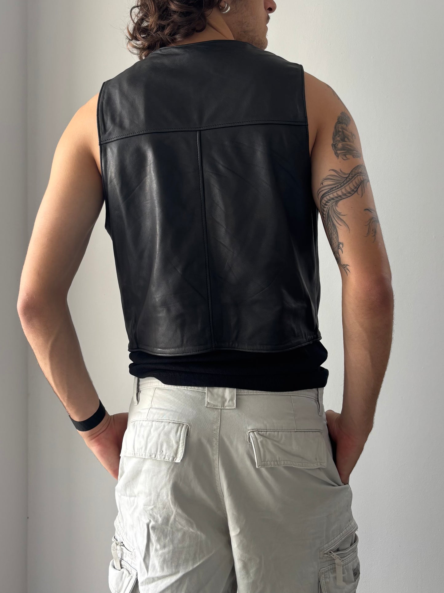 Real Leather vest