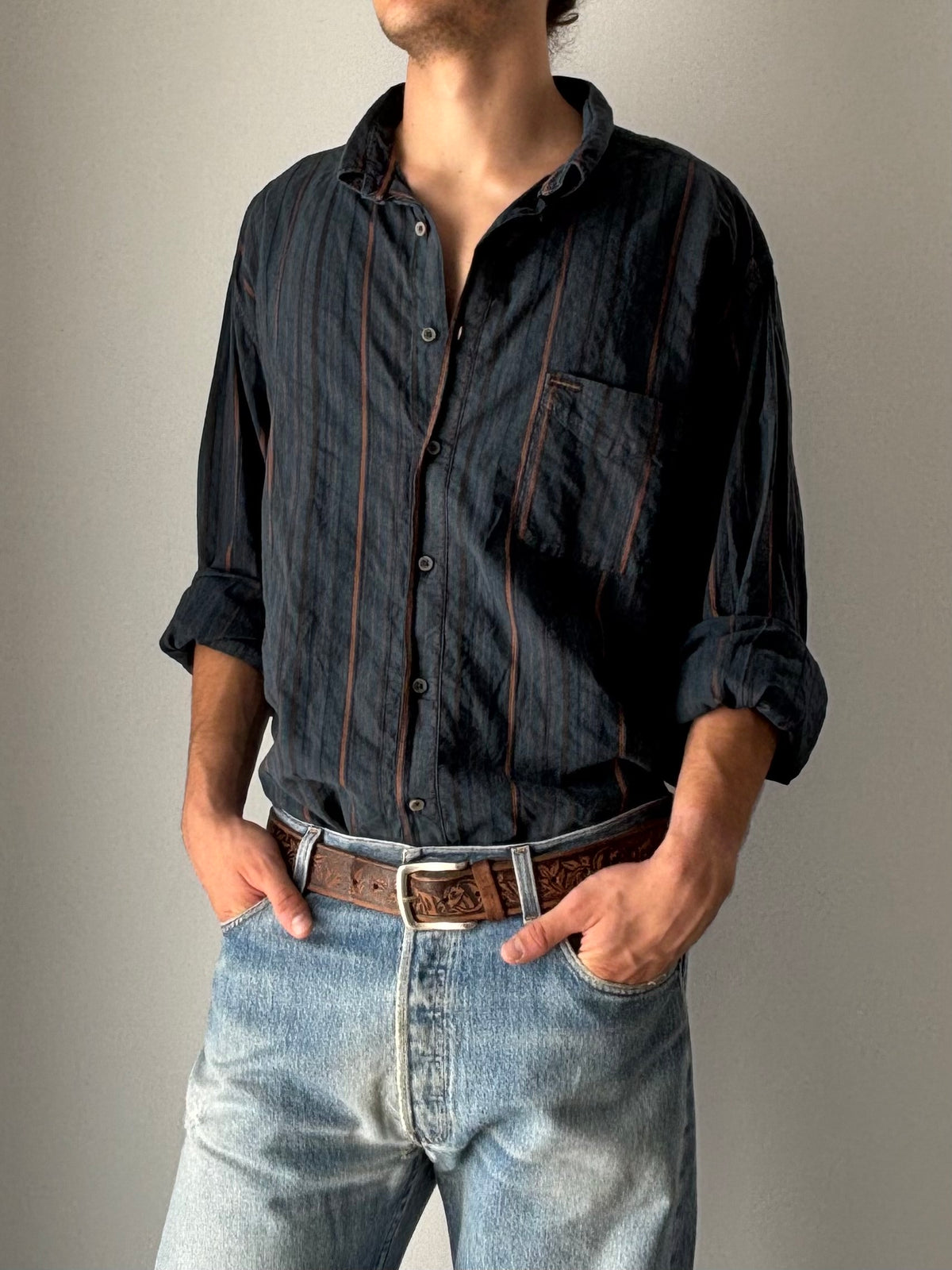 Marlboro Classics stripped shirt