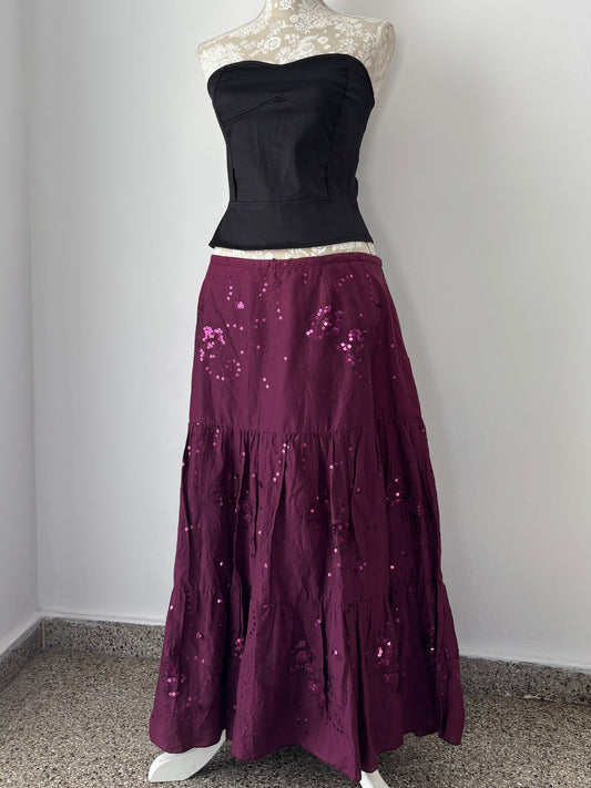 Purple maxi fairy skirt