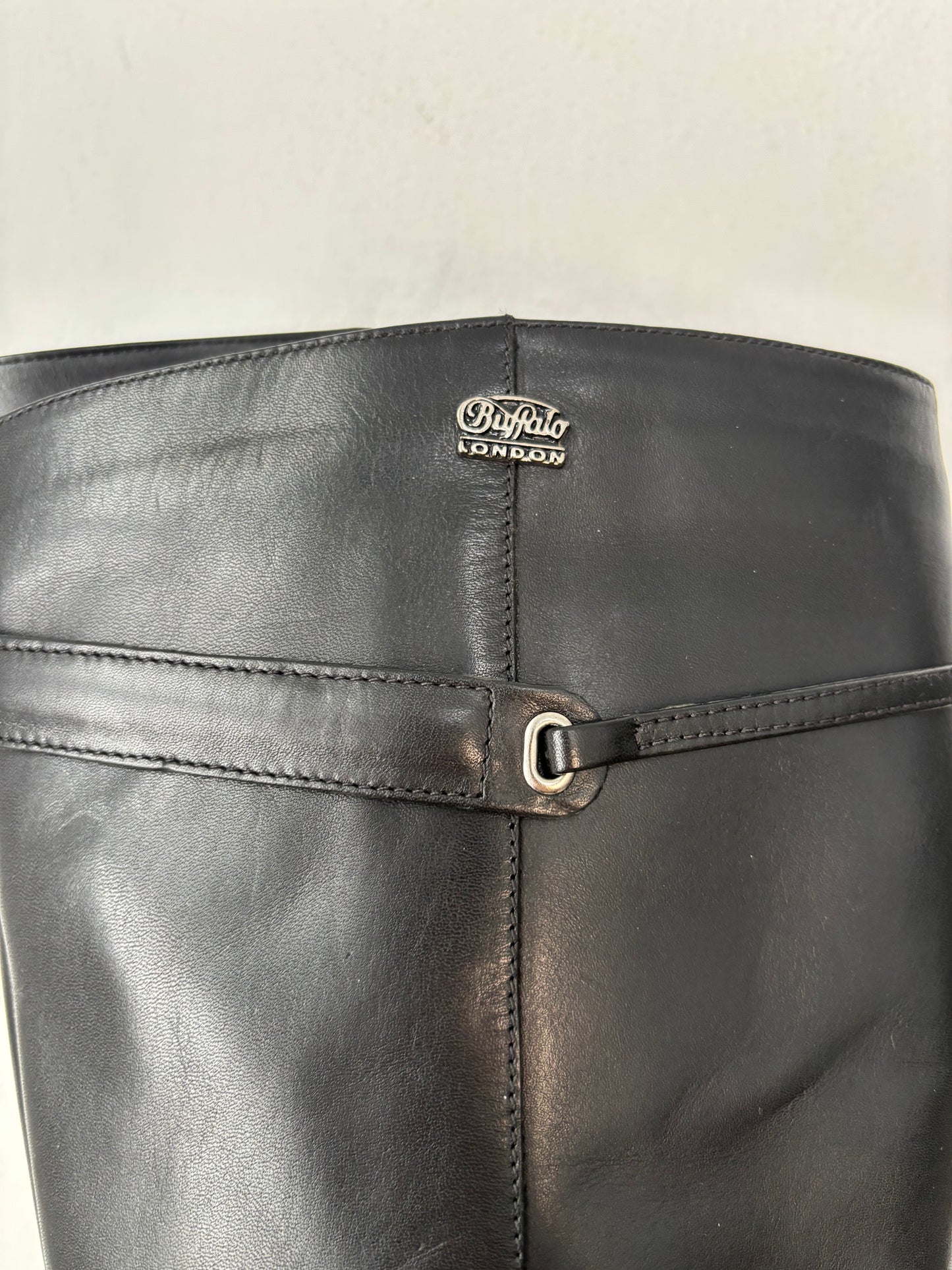 Buffalo London vegan leather boots