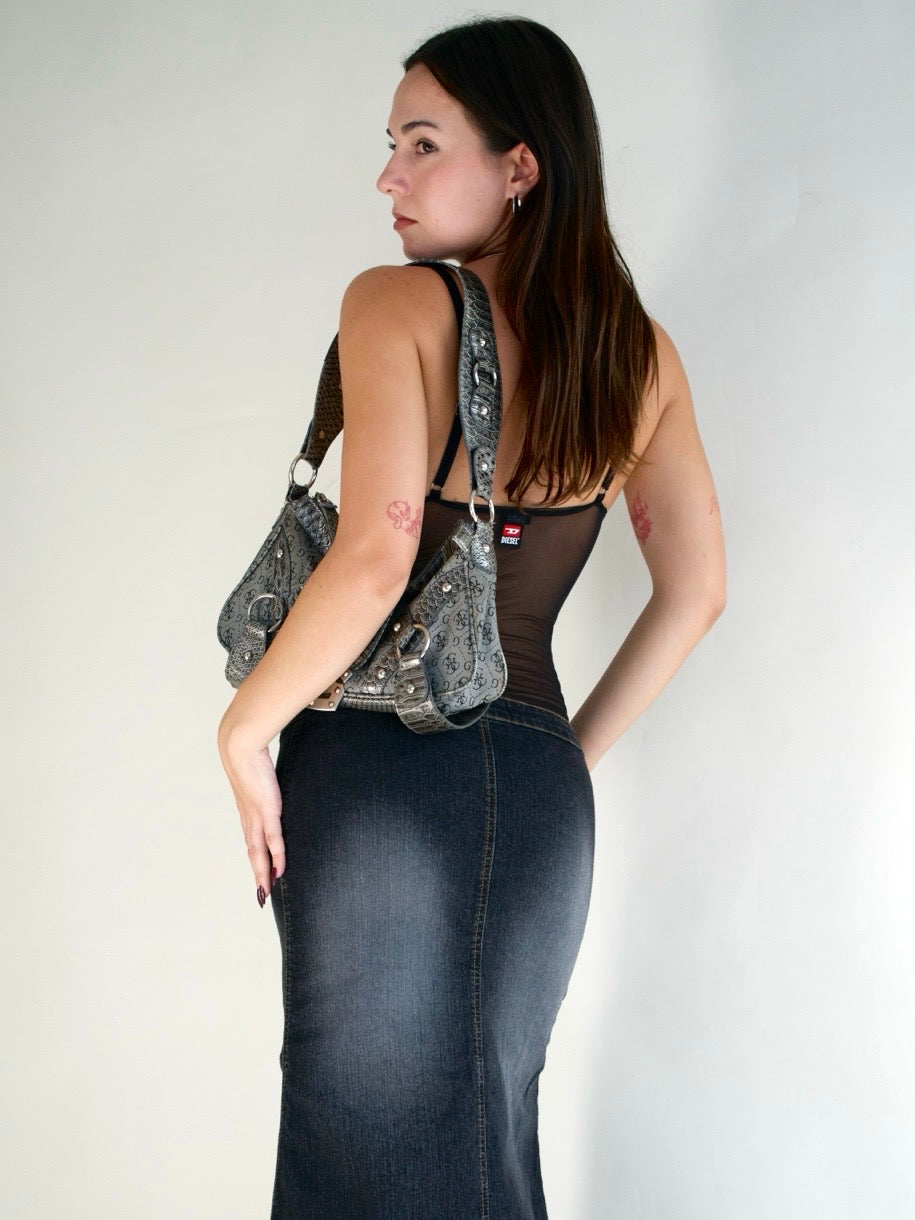 Diesel dead stock black bodysuit