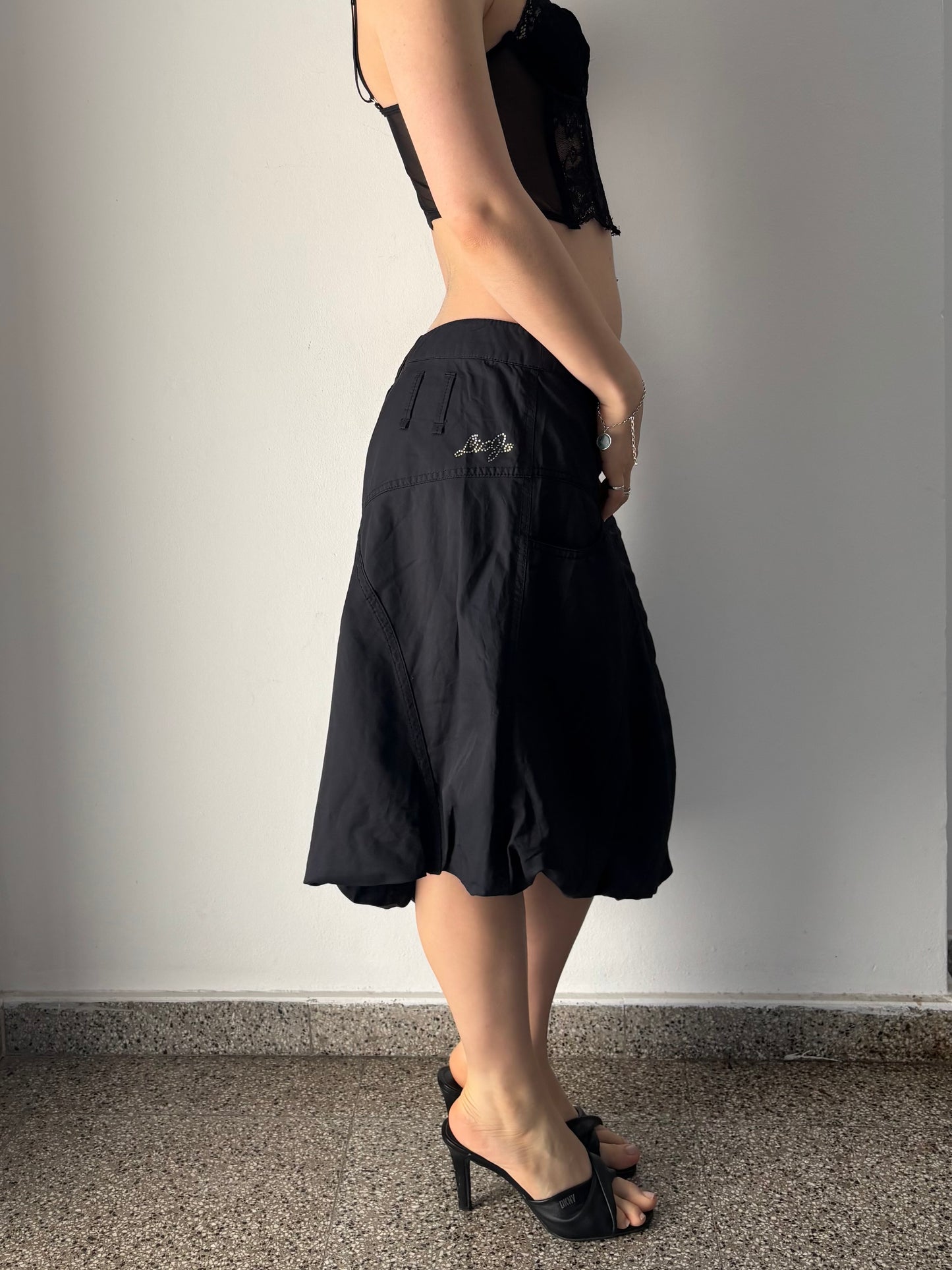Liu Jo black balloon skirt