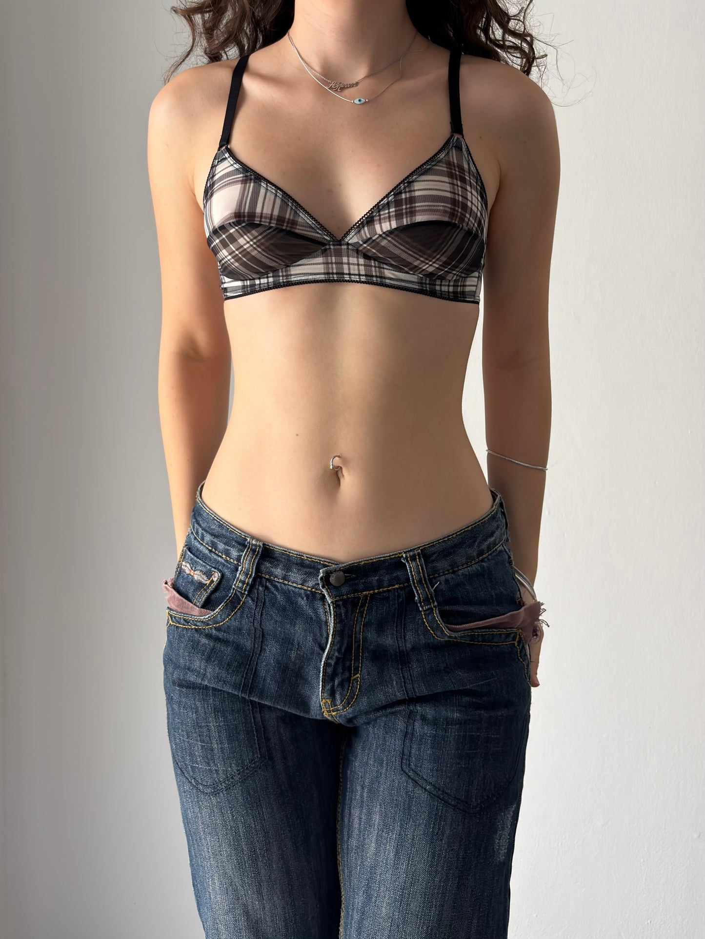 Diesel dead stock checkered bralette