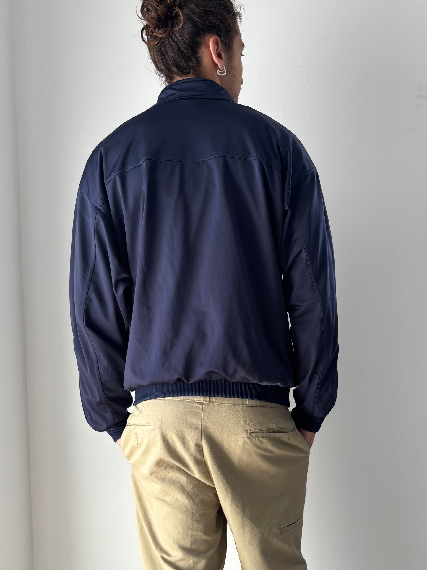 Adidas blue zip up jacket