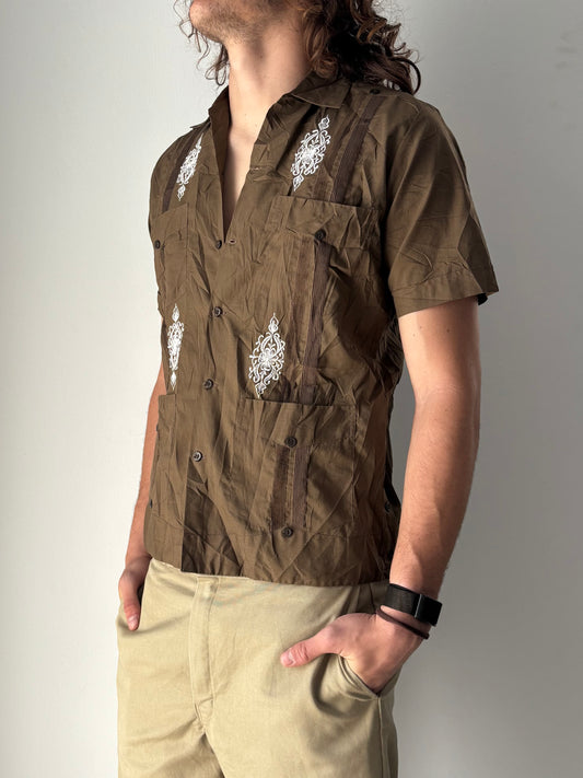 Brown boho shirt