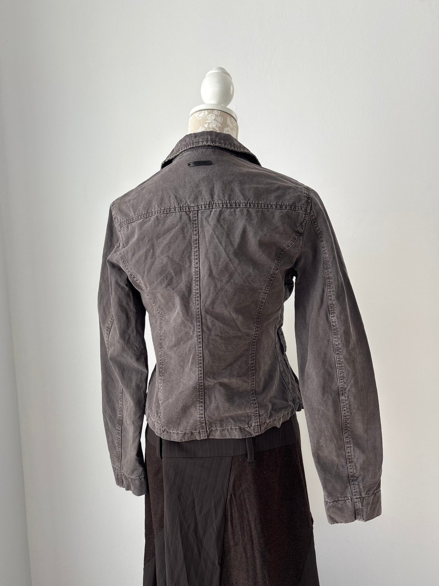 Grey cargo jacket