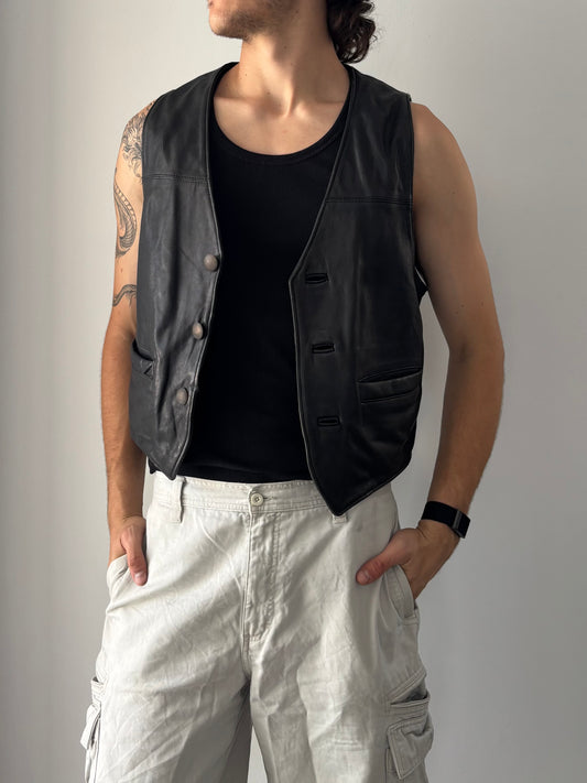Real Leather vest