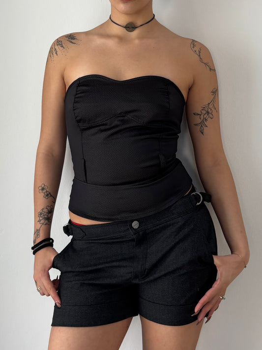 Black corset top
