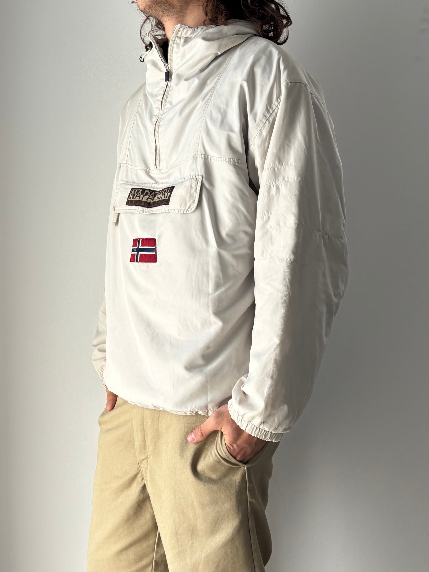 Napapijri white half zip